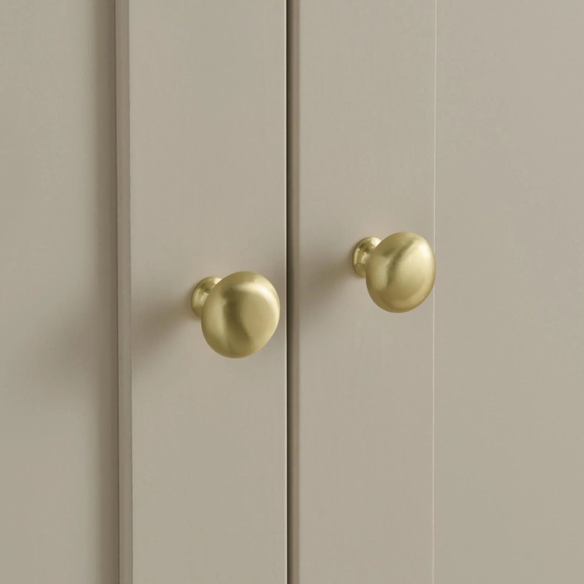 CuddleCo Clara 2 Door Double Wardrobe - Cashmere