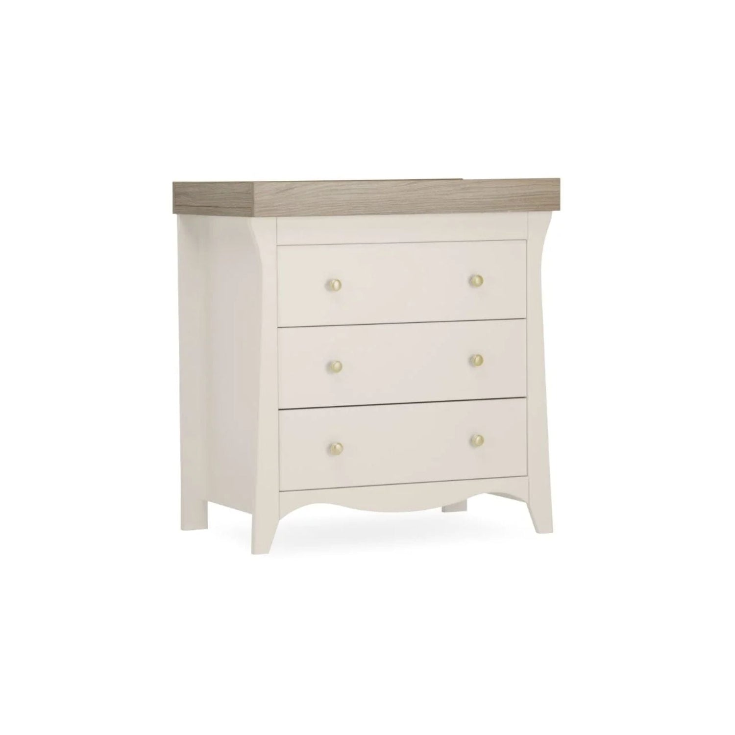 CuddleCo Clara 3 Drawer Dresser & Changer - Cashmere
