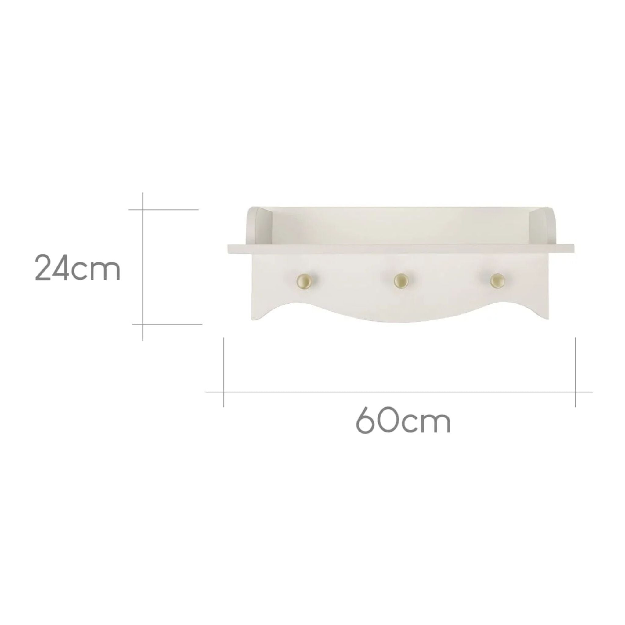 CuddleCo Clara Shelf - Cashmere