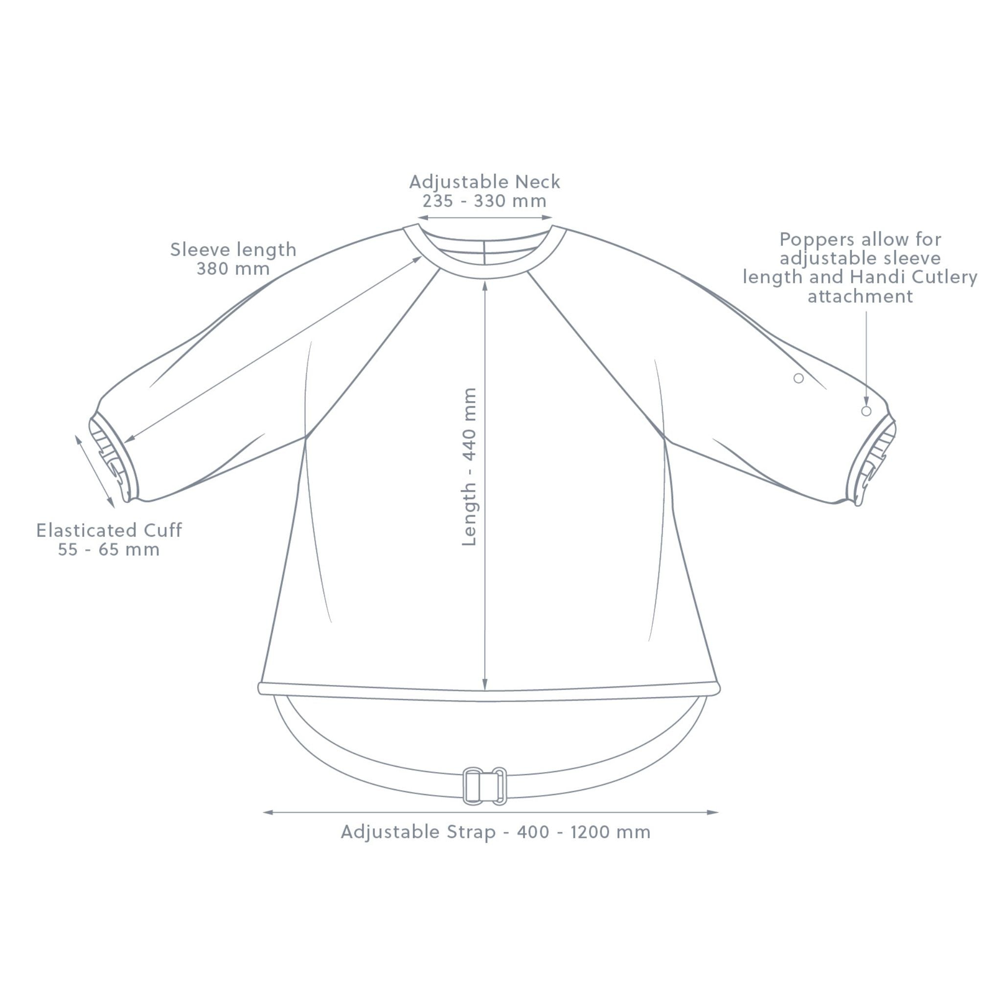 Bibado Coverall Long-Sleeve Weaning Bib