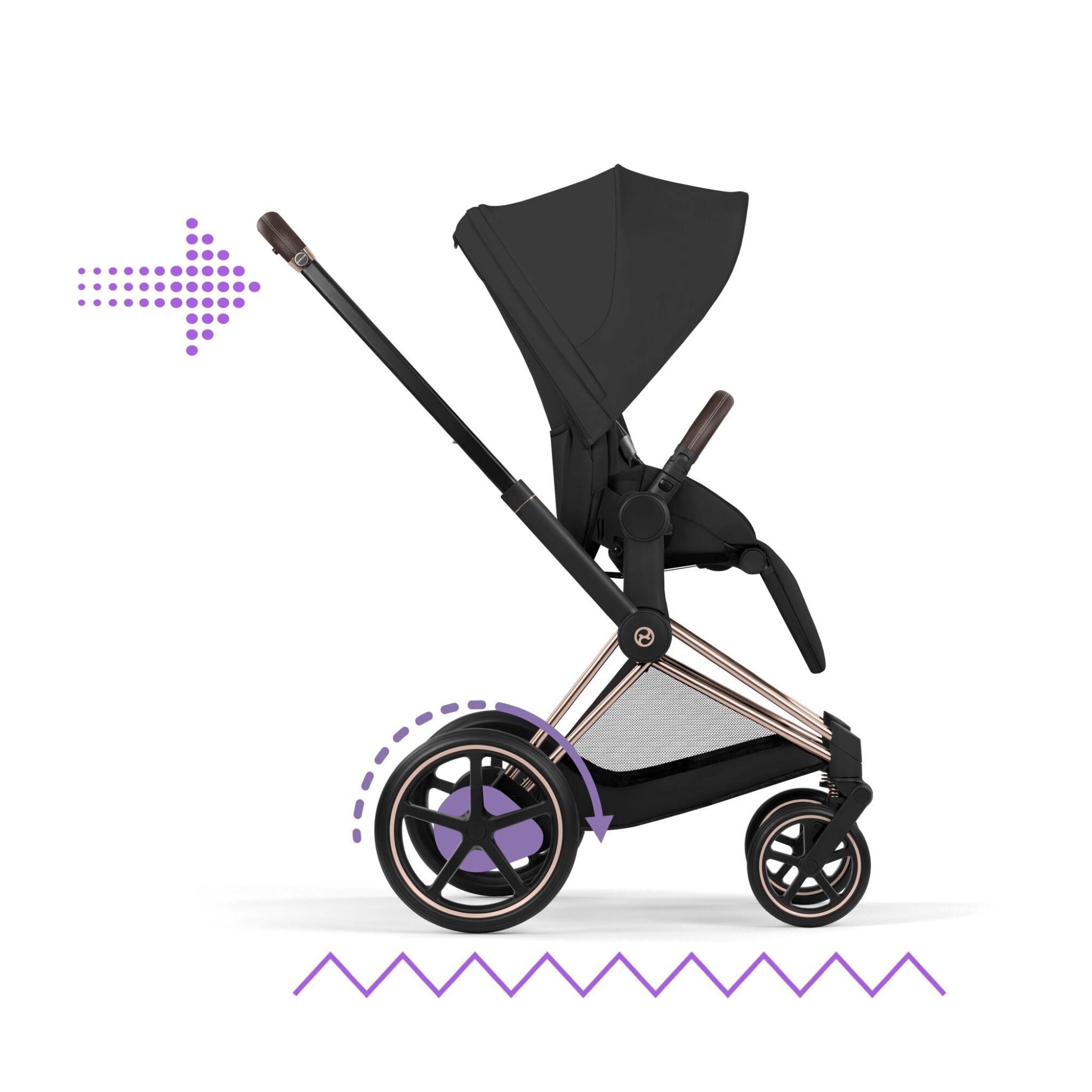 Cybex ePriam Comfort & Foldable Carry Cot Set