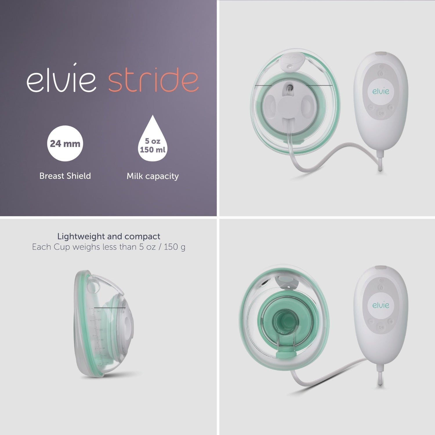Elvie Stride Single Electric Breast Pump
