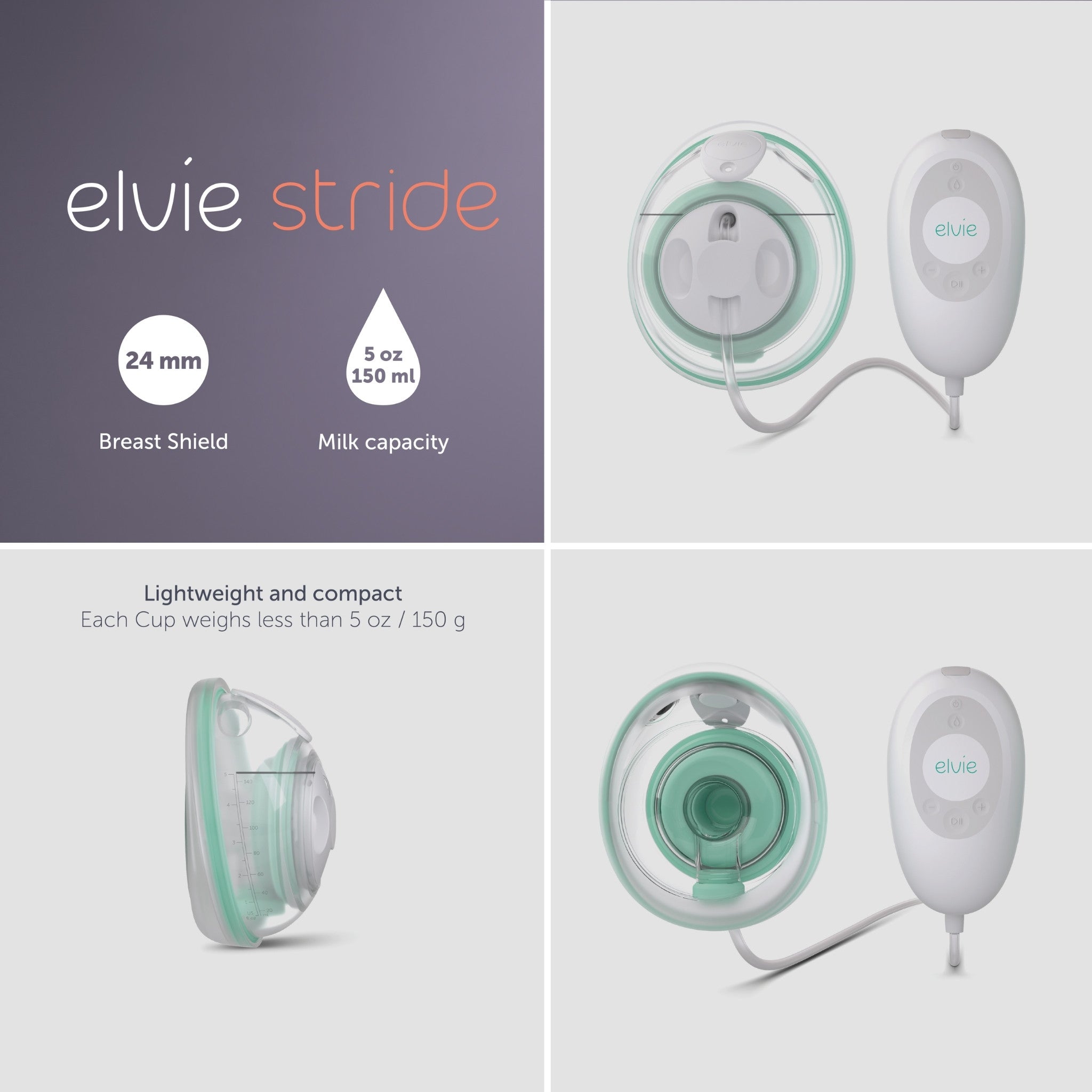 Elvie Stride Single Electric Breast Pump