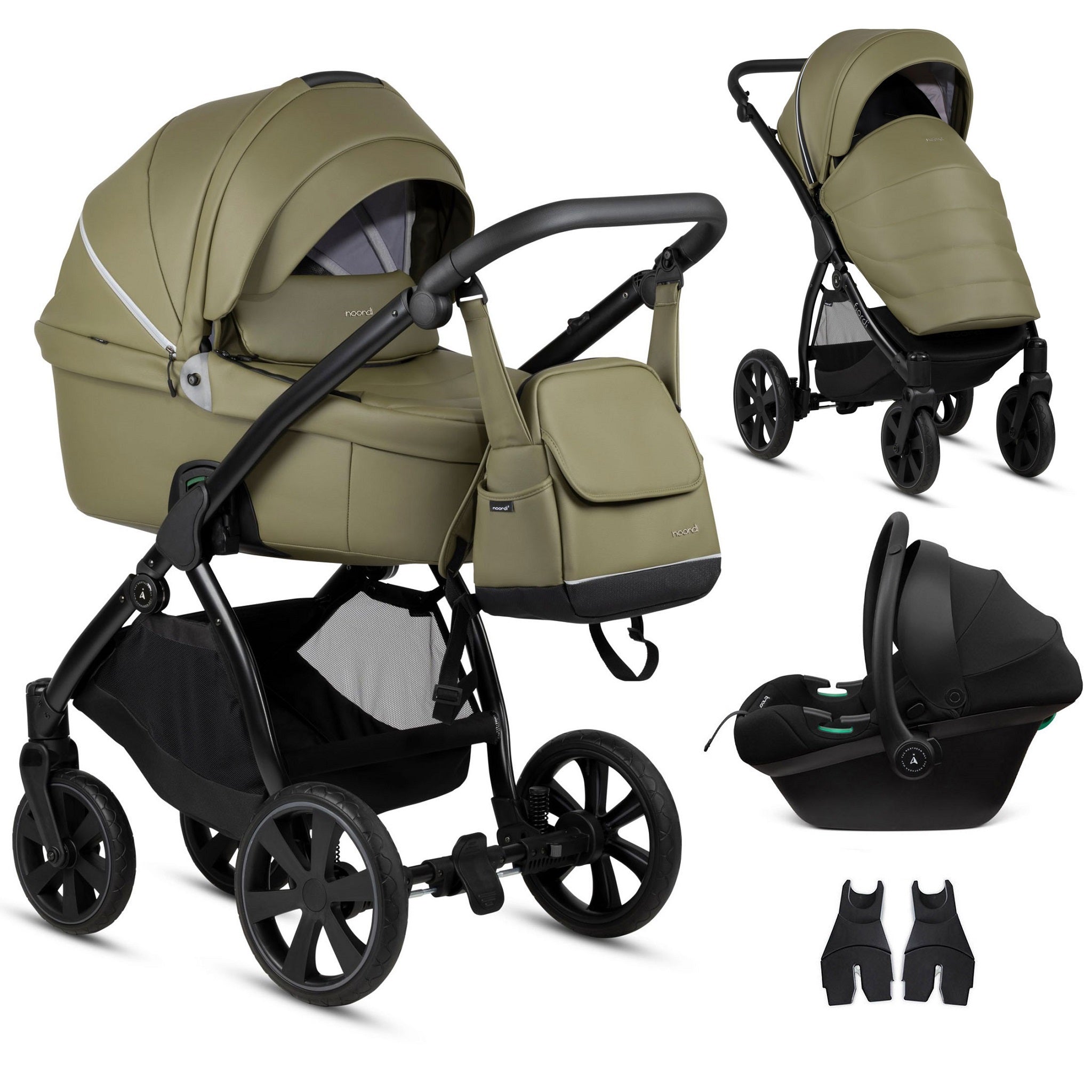 Noordi Fjordi Leather 3in1 + Car Seat
