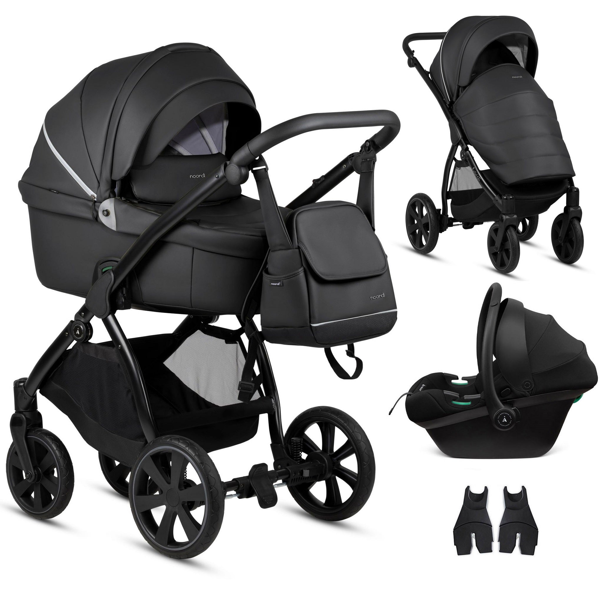 Noordi Fjordi Leather 3in1 + Car Seat