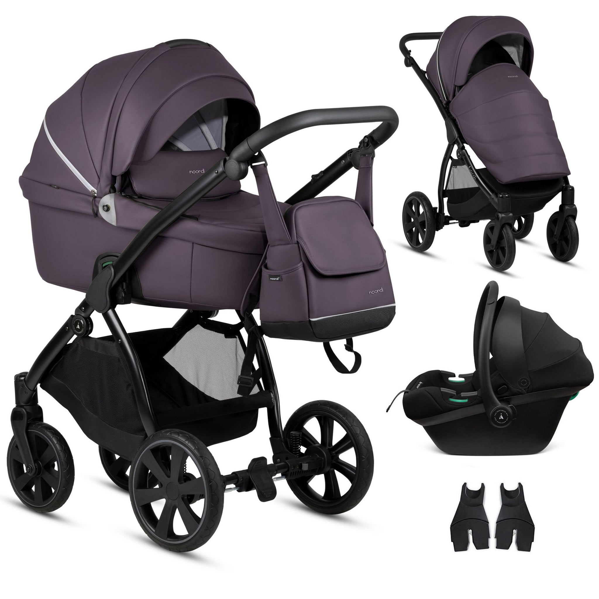 Noordi Fjordi Leather 3in1 + Car Seat