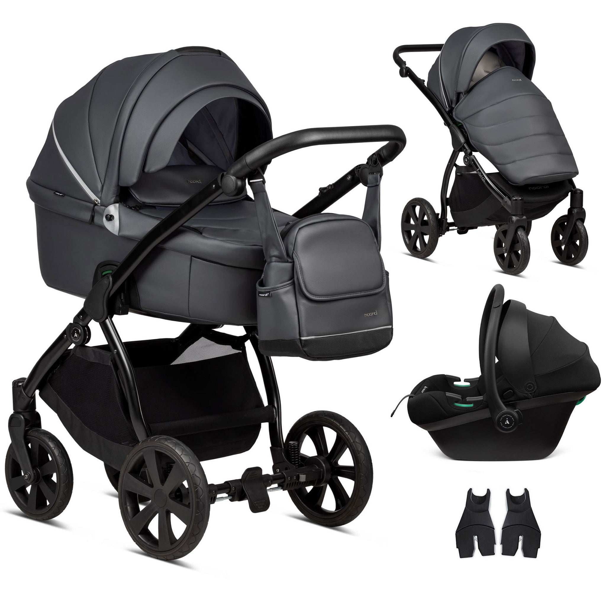 Noordi Fjordi Leather 3in1 + Car Seat