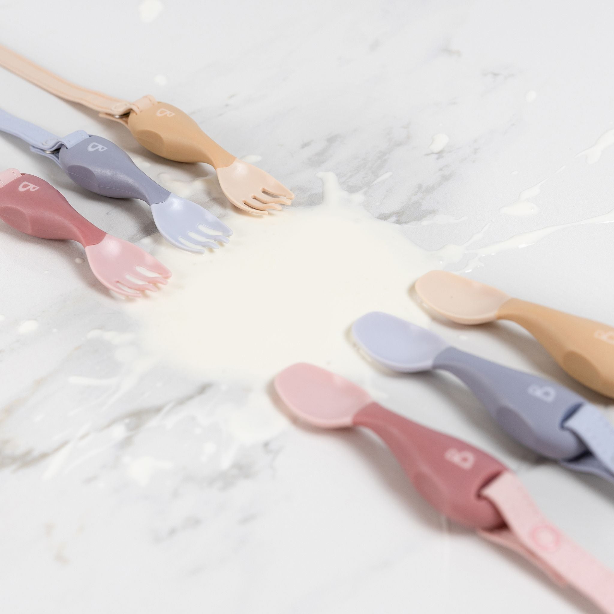 Bibado Handi Cutlery Attachable Baby Cutlery - 2-Pack
