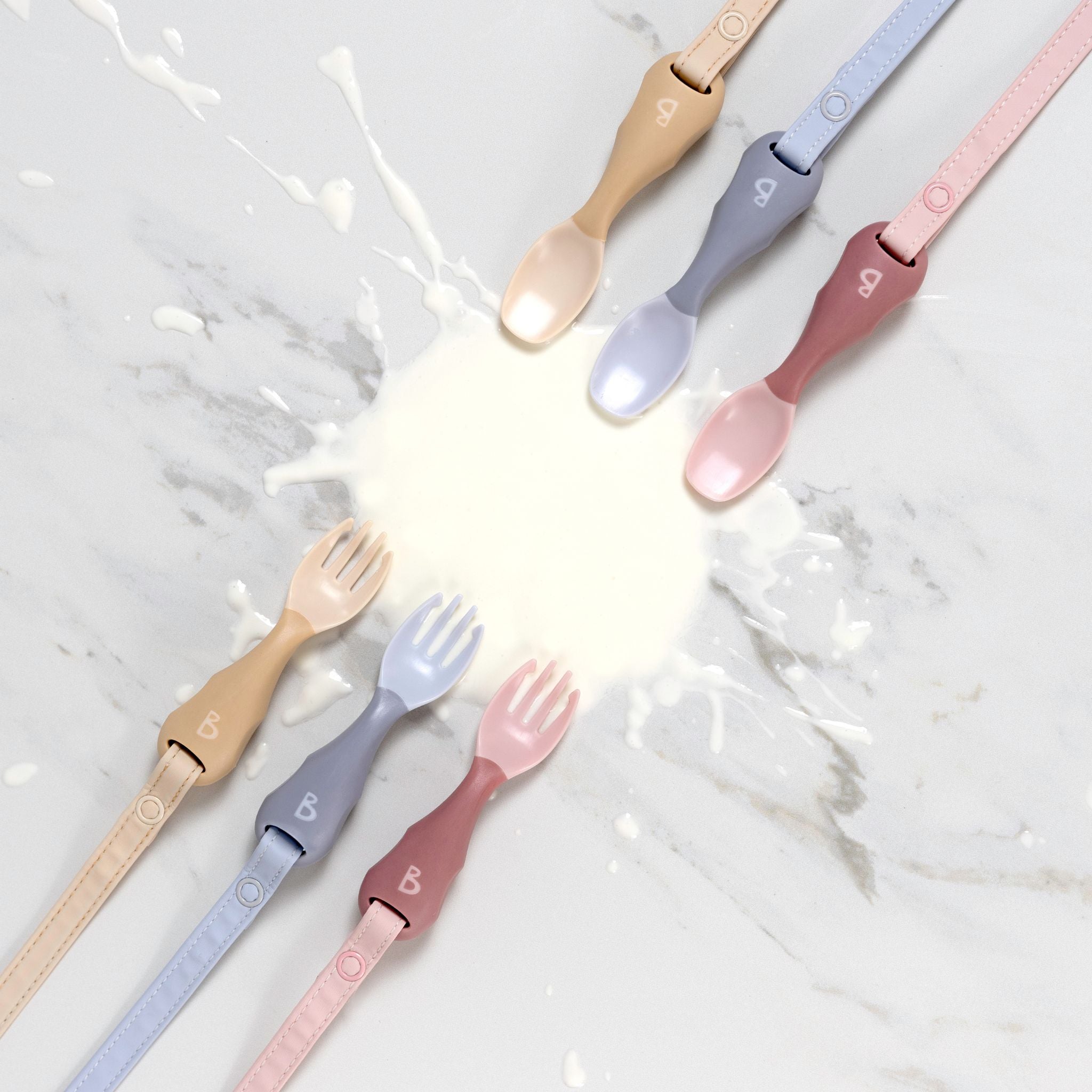 Bibado Handi Cutlery Attachable Baby Cutlery - 2-Pack