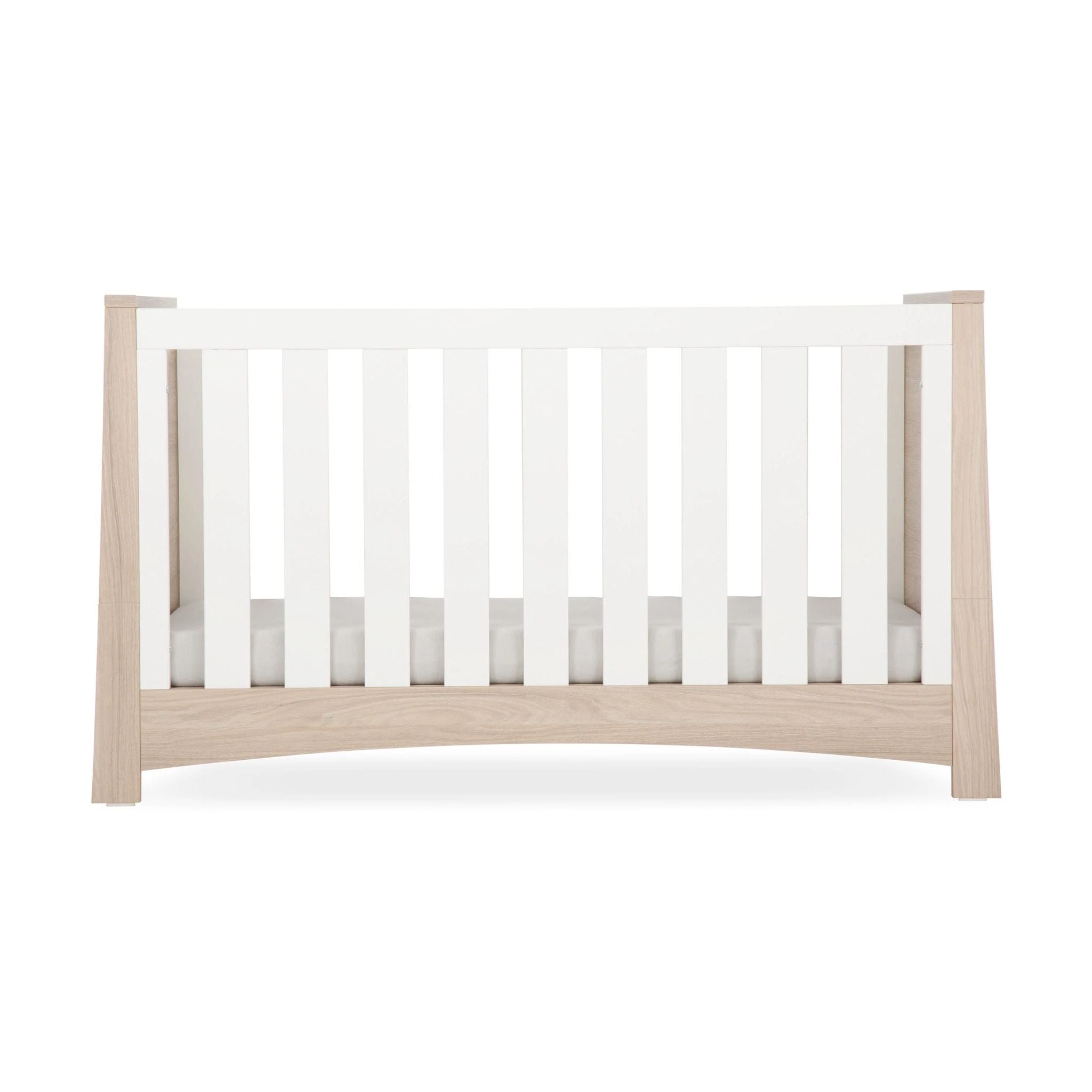 CuddleCo Lana Cot Bed - Ash White