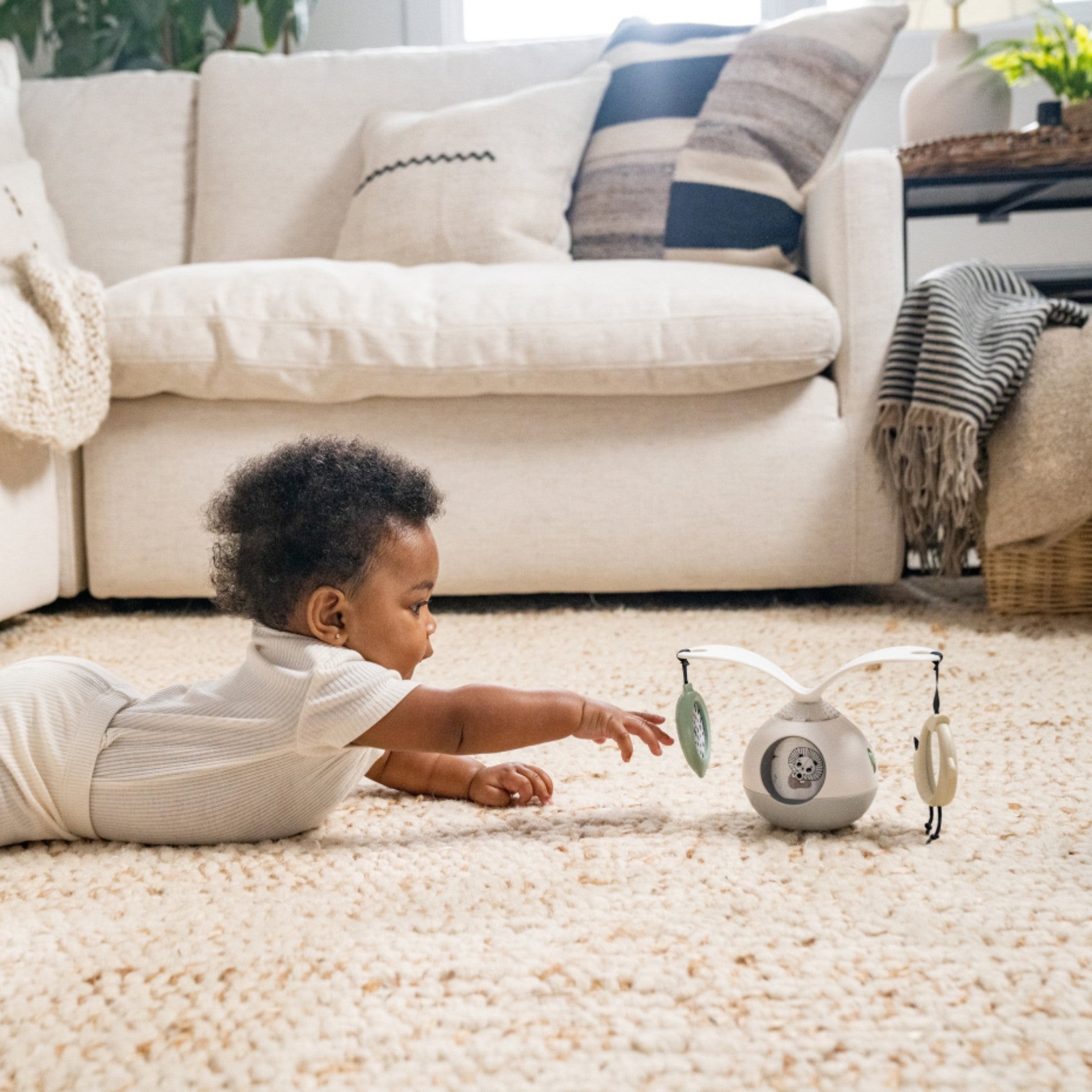 Tiny Love Tummy Time Mobile Black & White