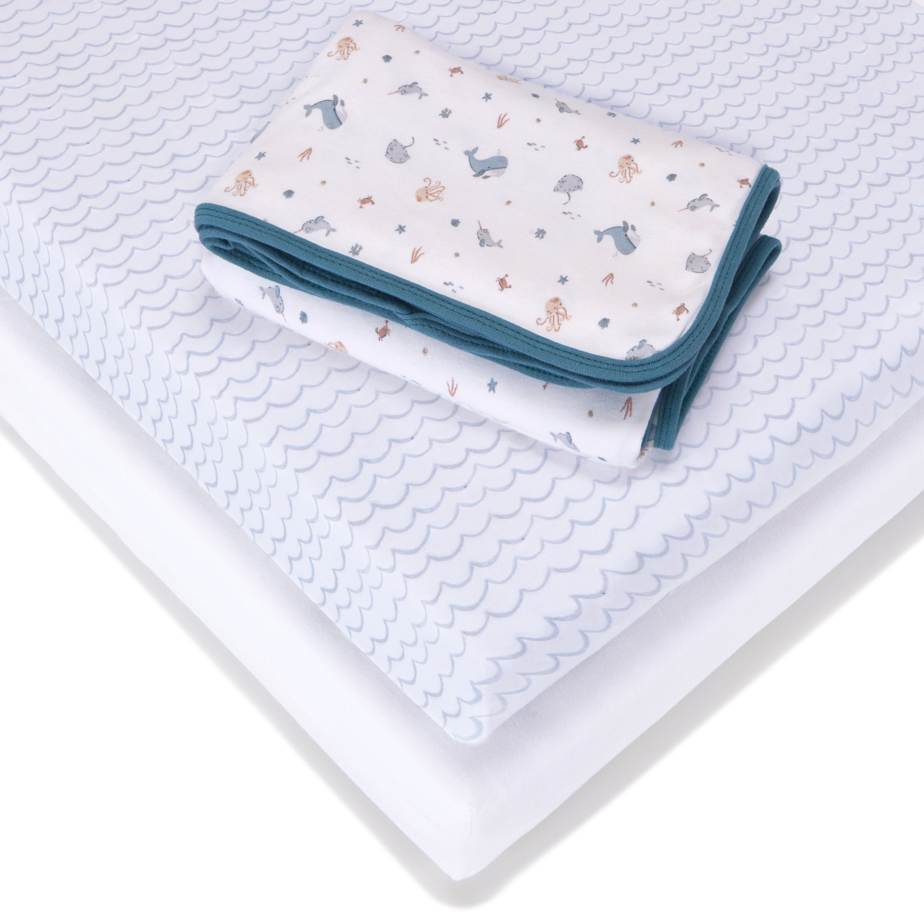 Bedding Set - Crib - Under the Sea - 4pcs - Baby Elegance