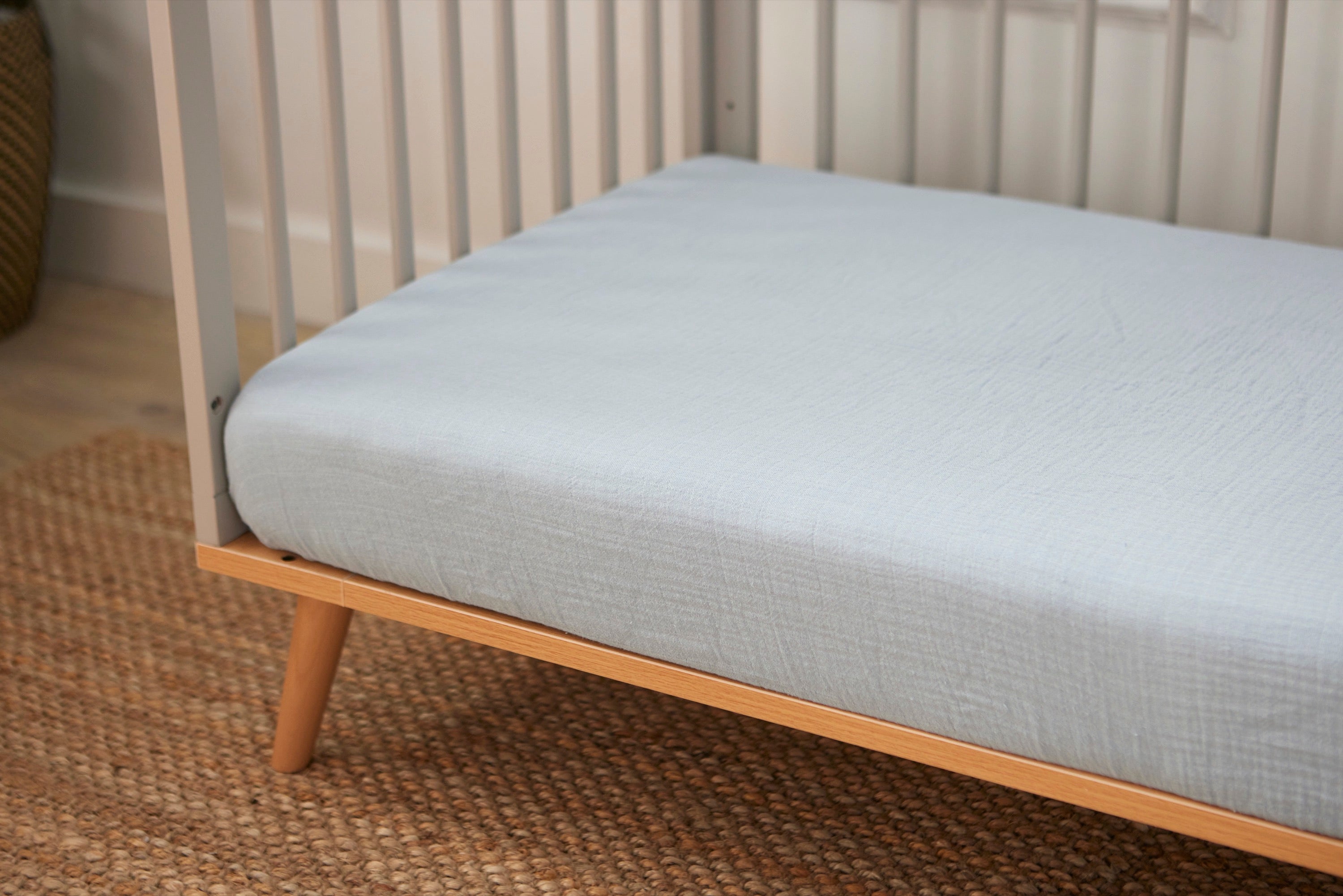 Muslin Sheets - Cot Bed - Under the Sea - 70 x 140cm - 2 Pack - Baby Elegance