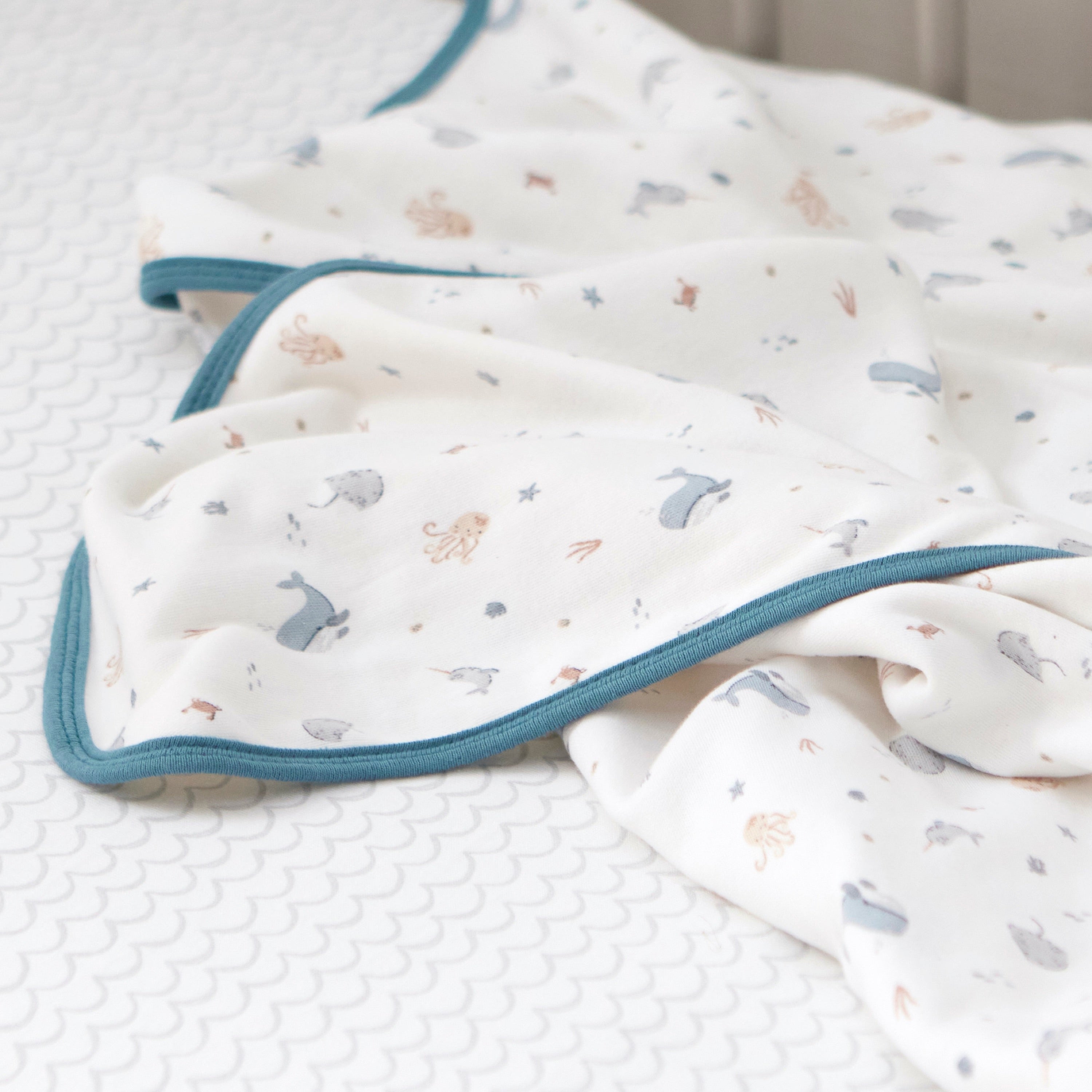 Bedding Set - Cot Bed - Under the Sea - 4pcs - Baby Elegance