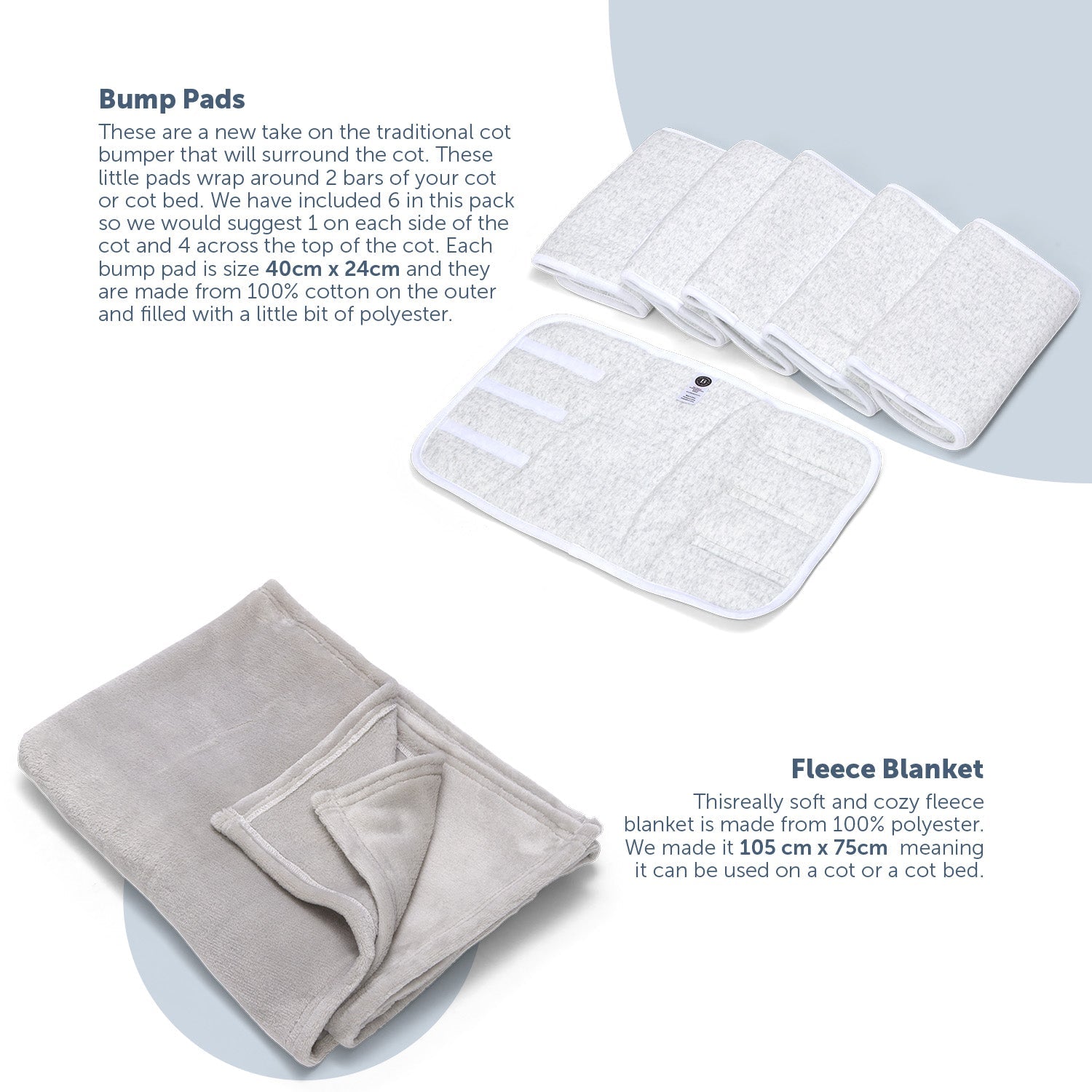Bedding Set - Cot - Sun, Moon & Stars - 5pcs - Baby Elegance