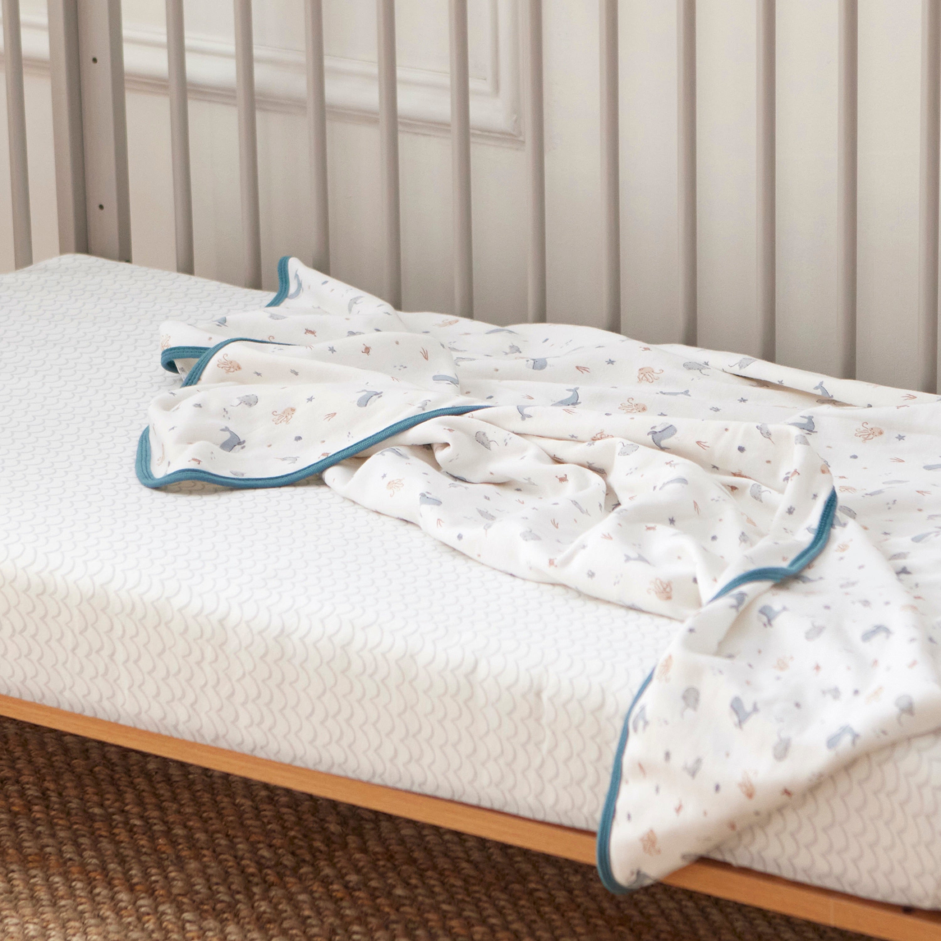 Bedding Set - Cot Bed - Under the Sea - 4pcs - Baby Elegance