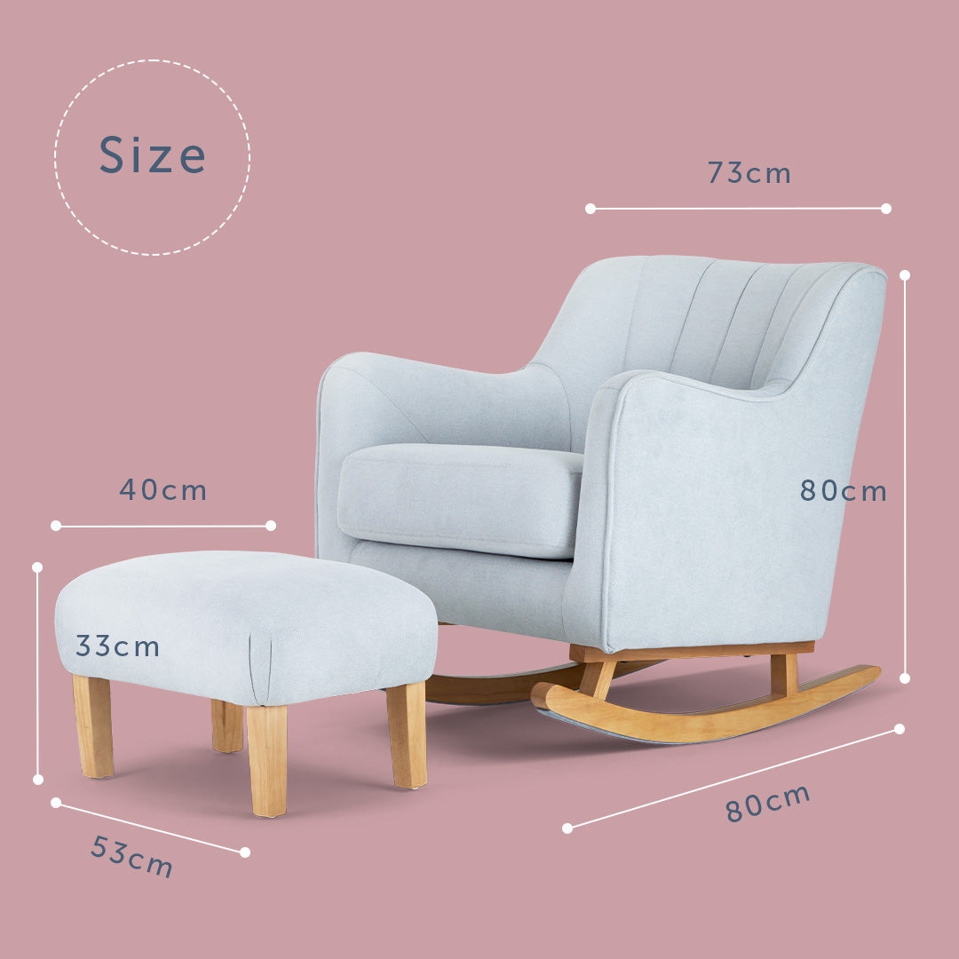 Baby Elegance Ollie Rocking Chair with Stool