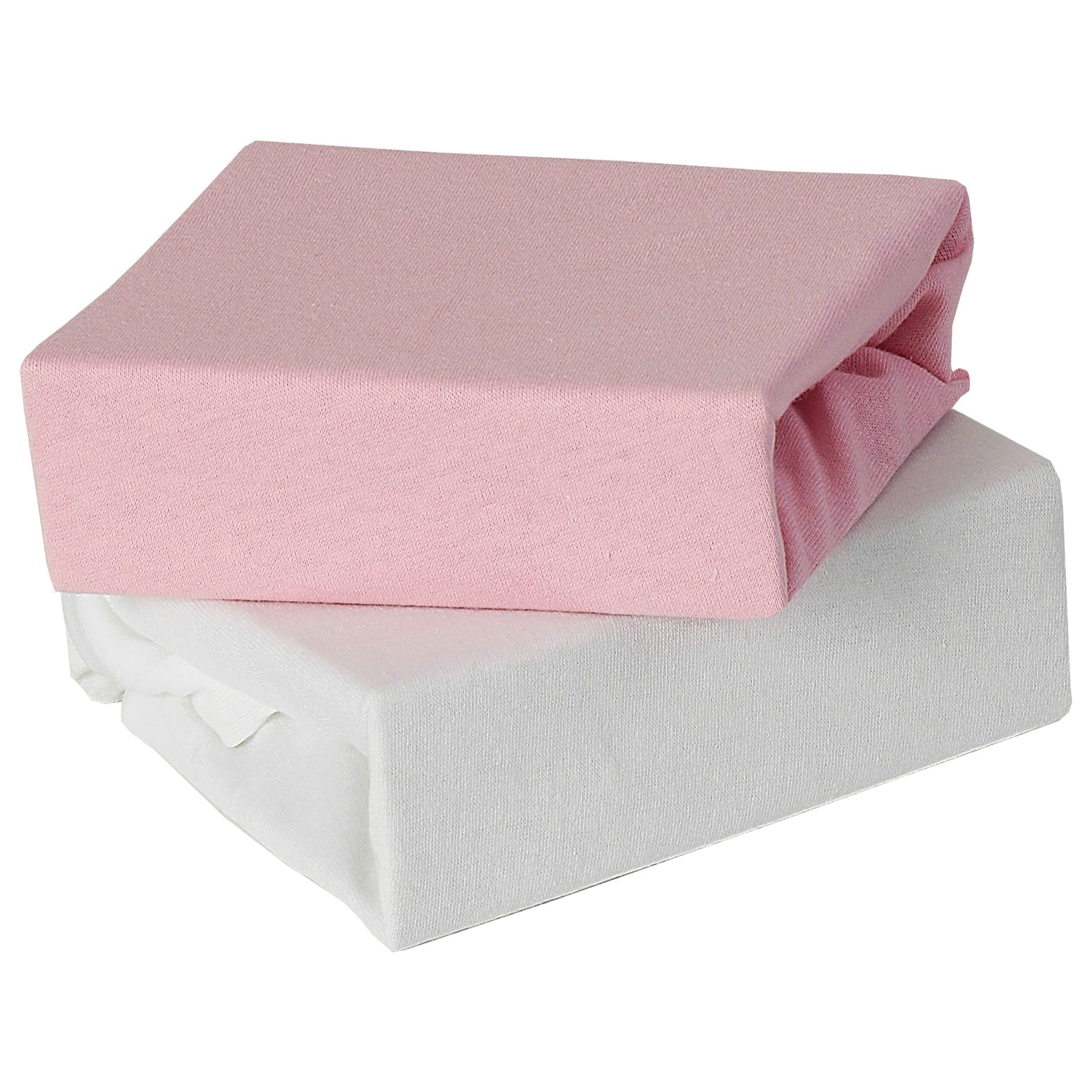 Baby Elegance Moses Basket Sheets - 33 x 69cm - 2 Pack