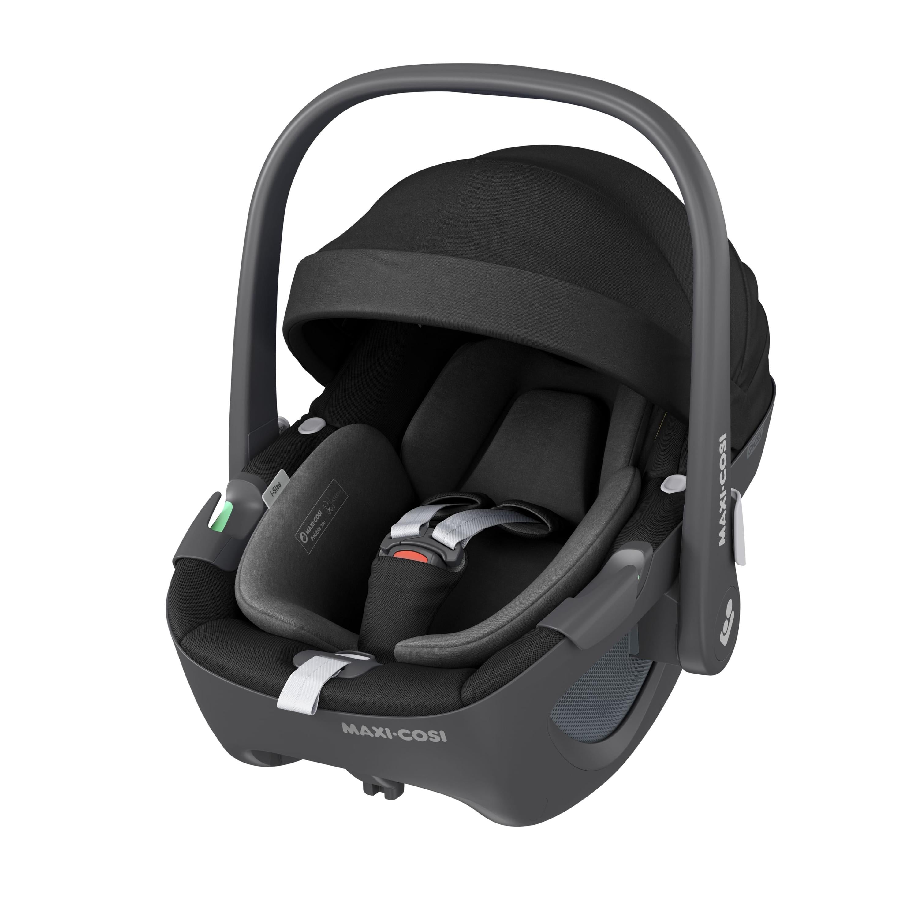maxicosi; carseat; babycarseat; pebble360; black; essentialblack