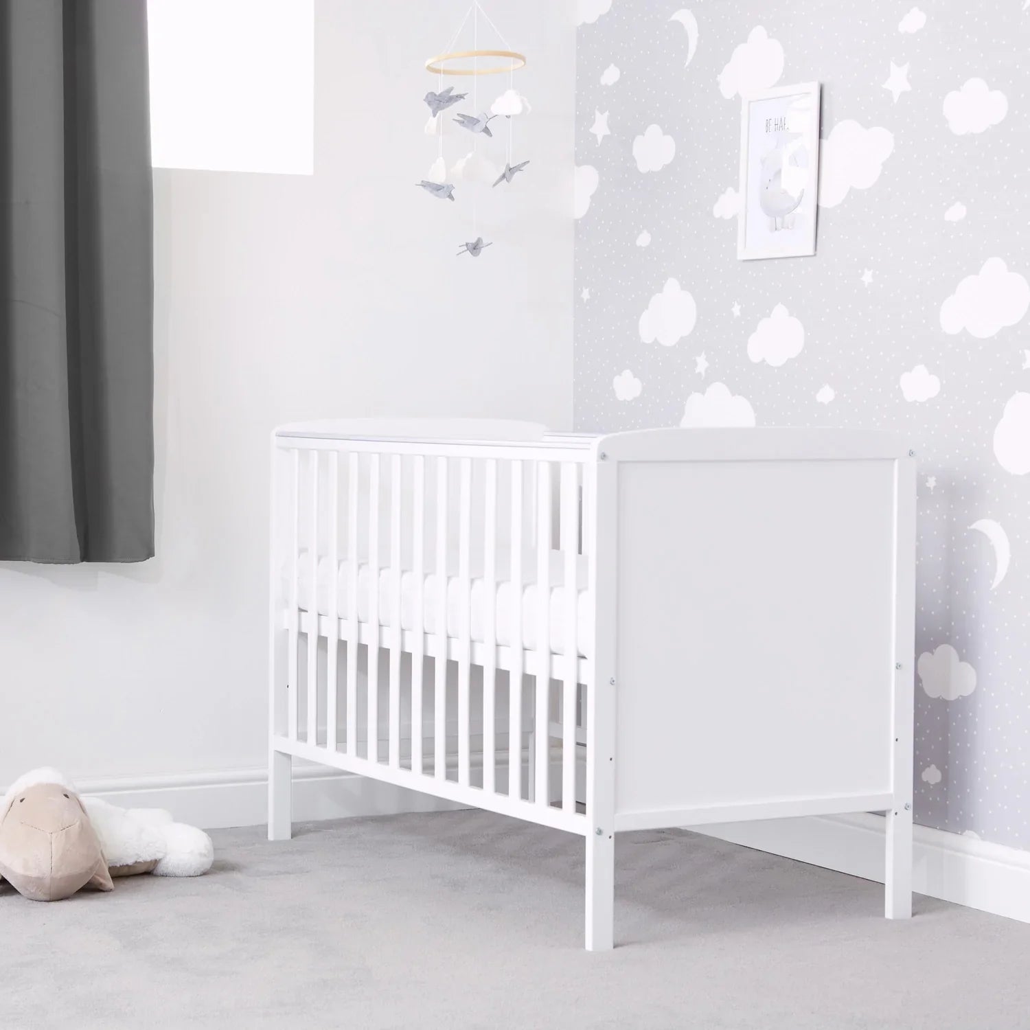 Baby Elegance Elle Cot Buy a Grey or White Elle Cot from Baby Elegance Online LittleBe