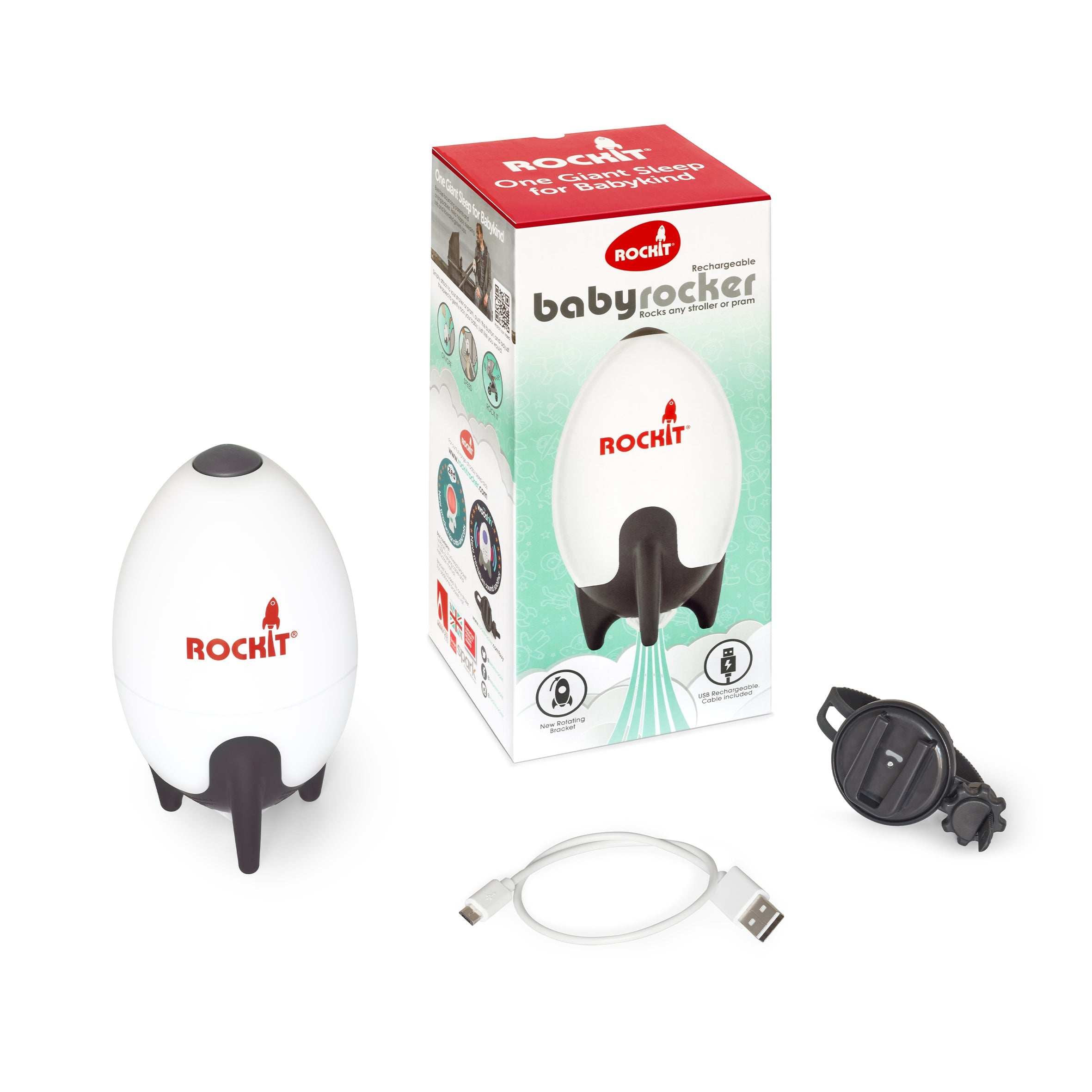 Rockit Rocker - Portable Rechargable Baby Rocker
