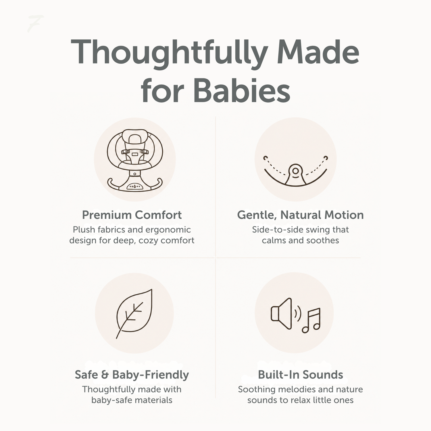 Baby Elegance Allta Auto Swing for Babies