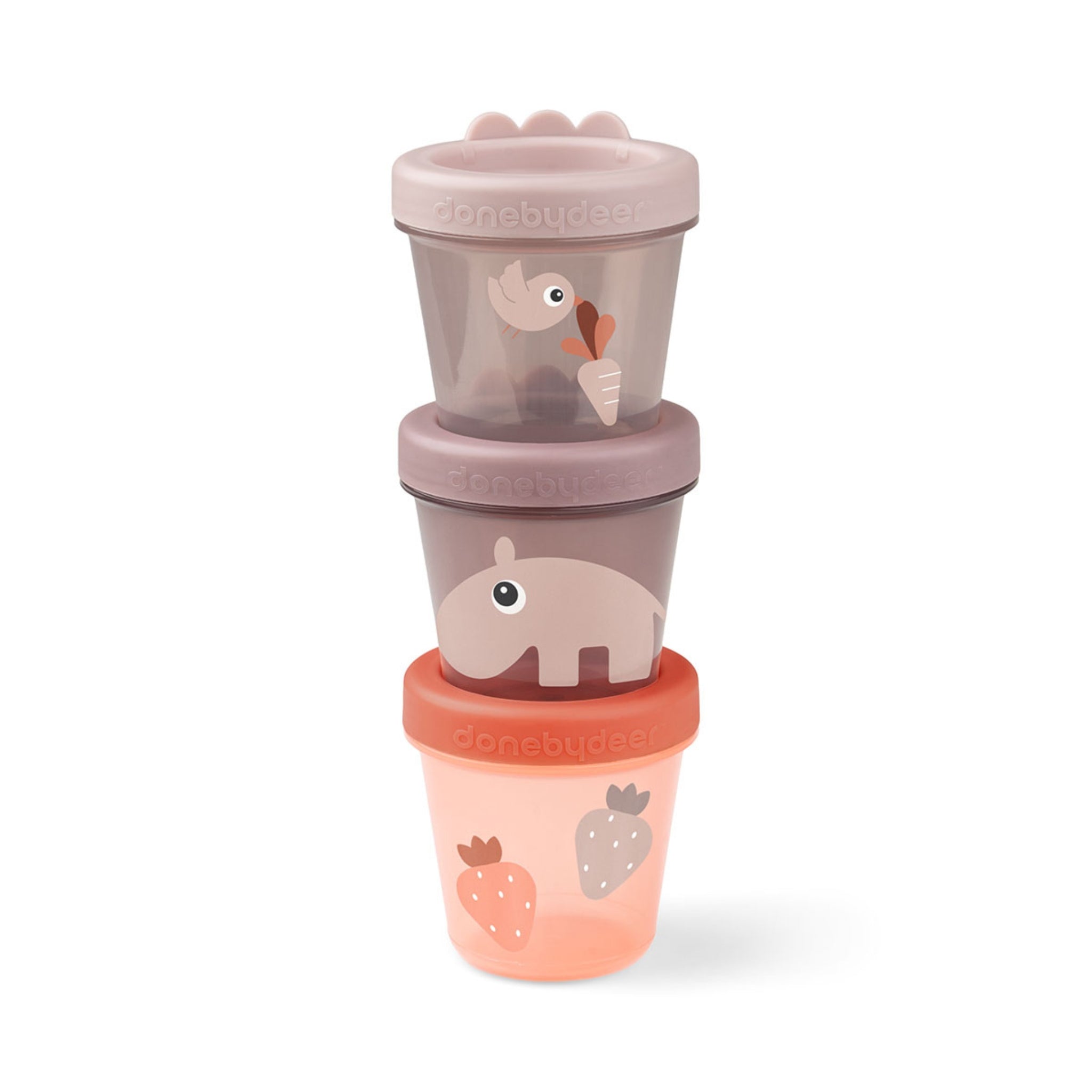 Donebydeer 3pc Baby Food Containers Ozzo