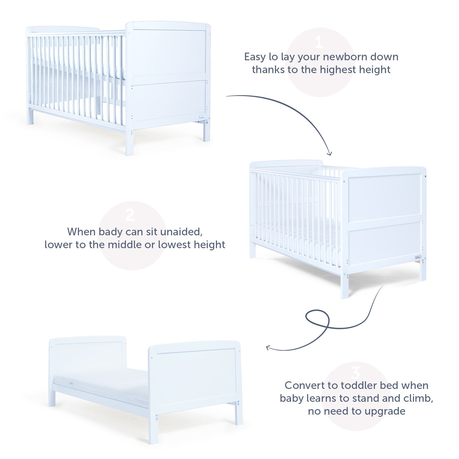 Baby Elegance Travis Cot Bed Buy a Travis Cot Bed Baby Elegance Travis Cot Bed Instructions Online LittleBe