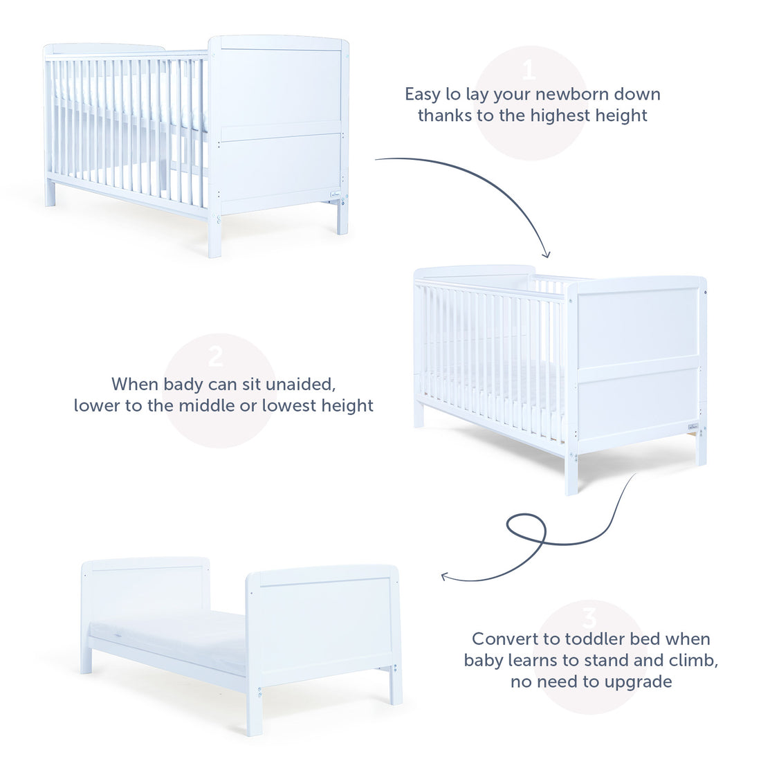 Baby Elegance Travis Cot Bed