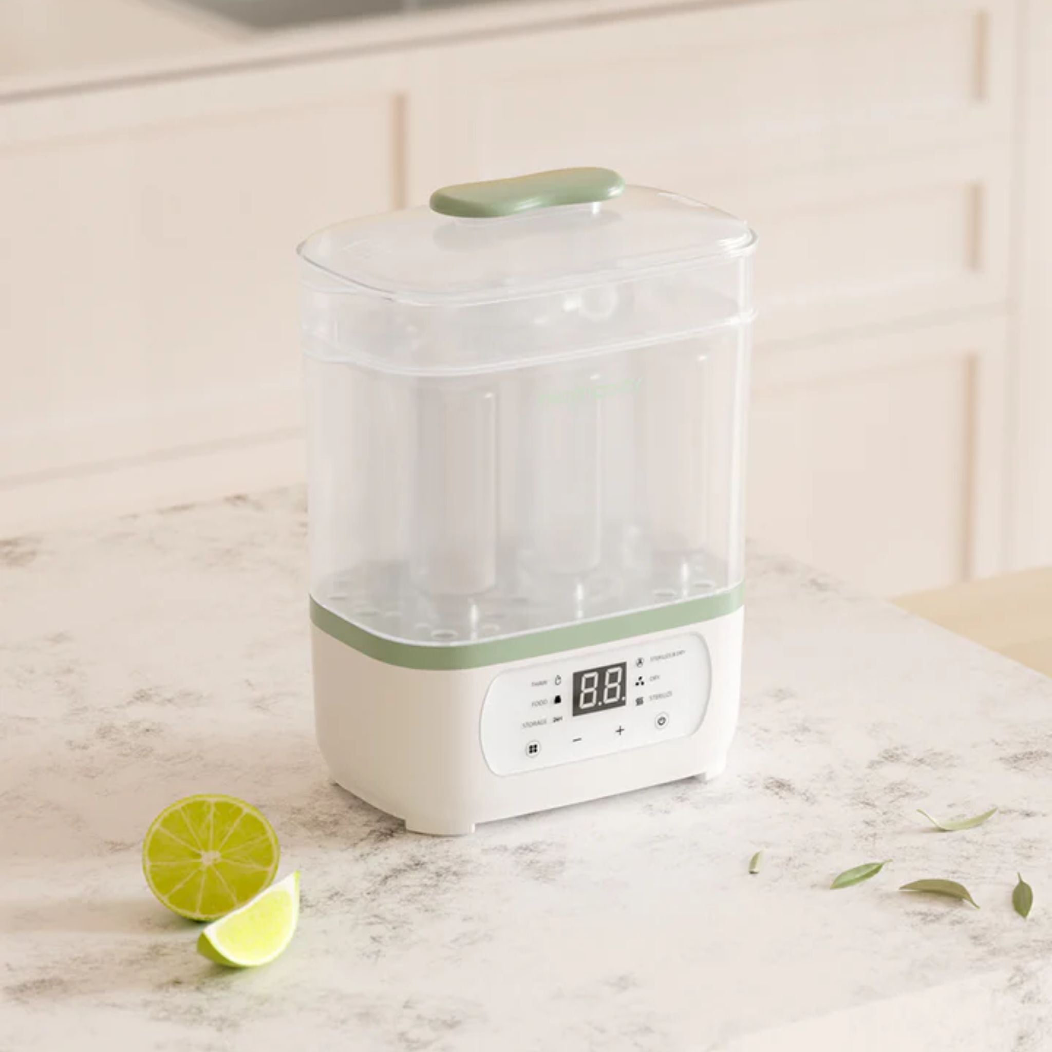 Momcozy BS02 8-In-1 Baby Bottle Steam Sterilizer
and Dryer