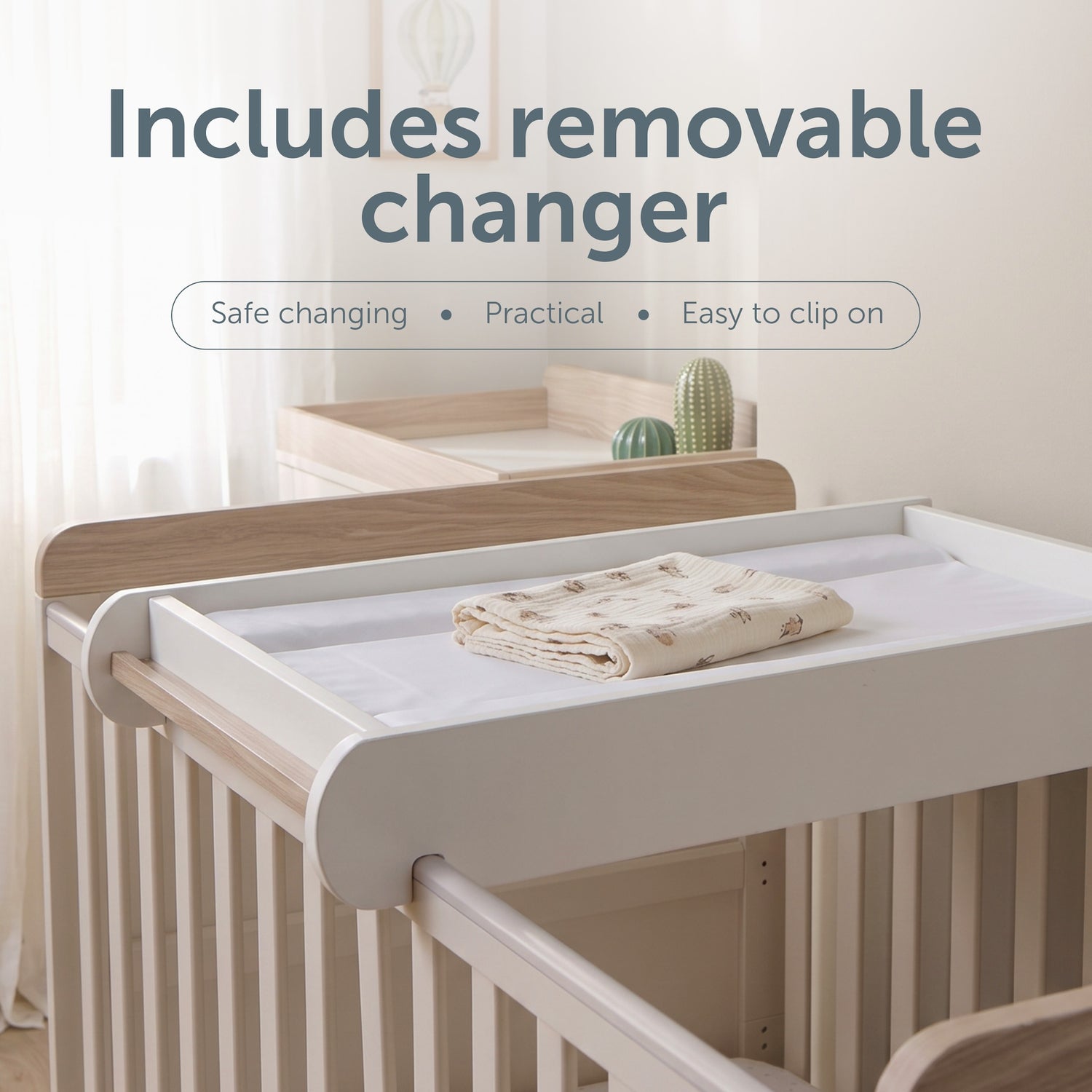 Baby Elegance Haddington Cot Bed with Changing Unit