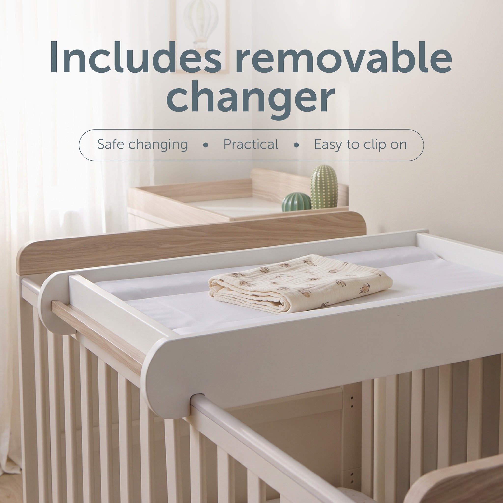 Baby Elegance Haddington Cot Bed with Changing Unit