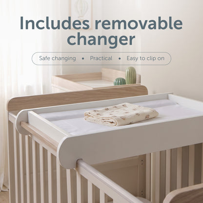 Baby Elegance Haddington Cot Bed with Changing Unit