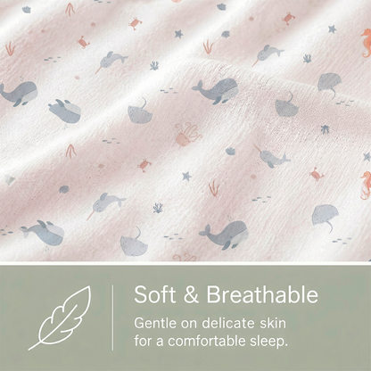 Baby Elegance Cot Sheets - 120 x 60cm - 2 Pack