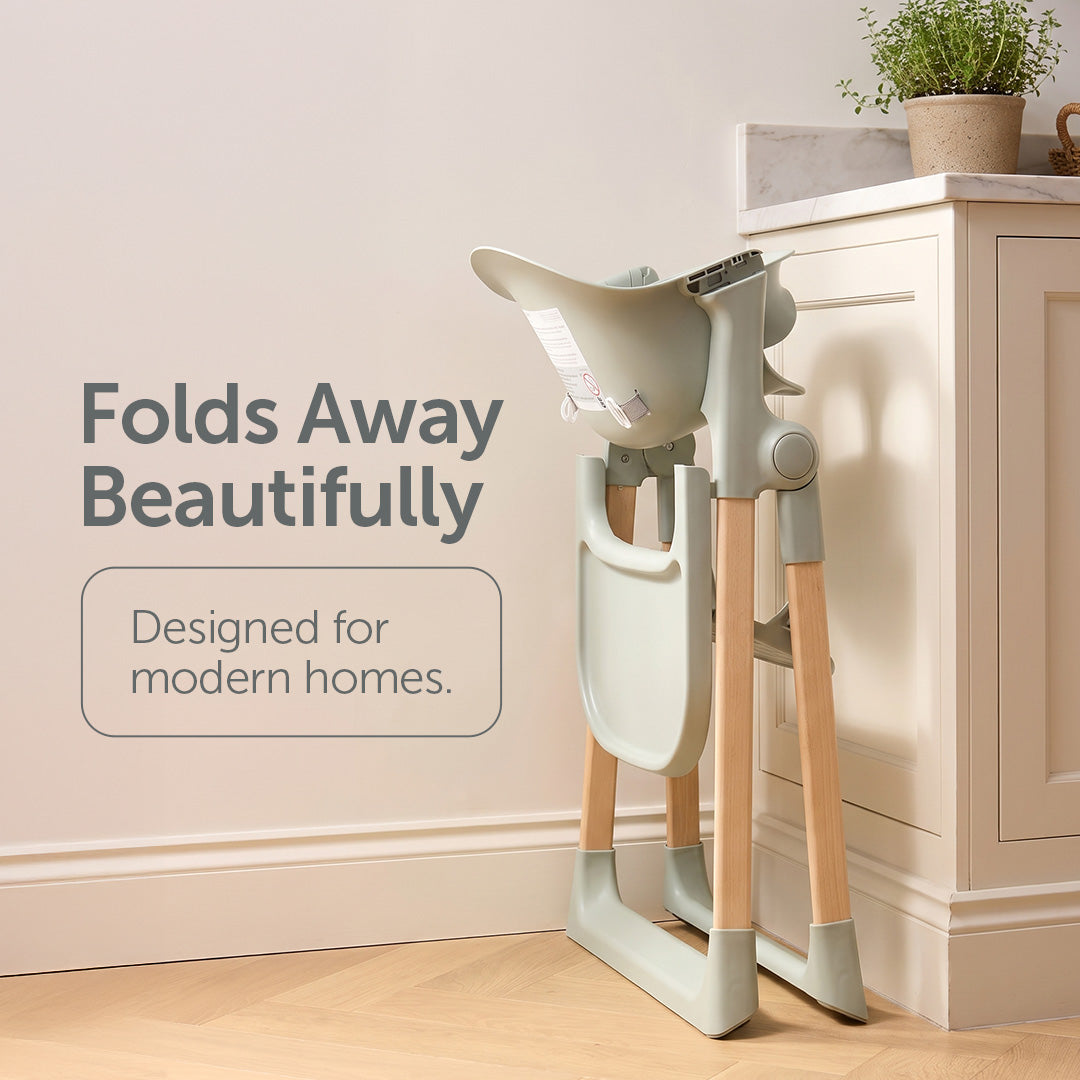 Baby Elegance Mash High Chair Bundle - Sage