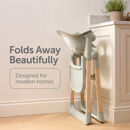 Baby Elegance Mash High Chair Bundle - Sage