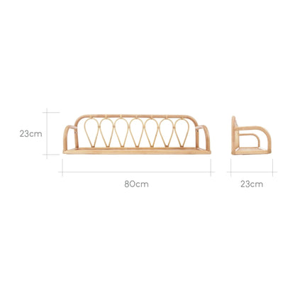 CuddleCo Aria Shelf Rattan