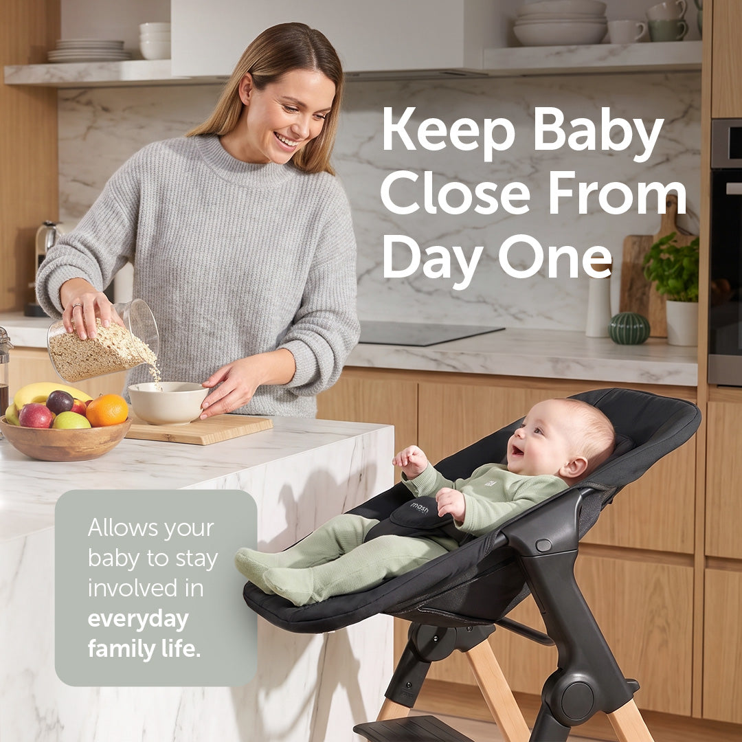 Baby Elegance Mash High Chair Bundle - Black