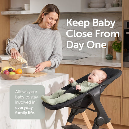 Baby Elegance Mash High Chair Bundle - Black