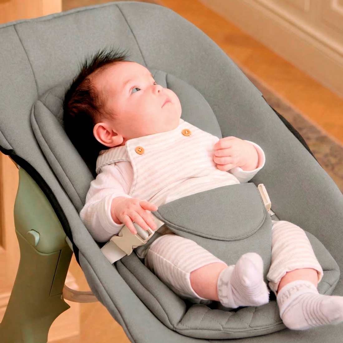Baby Elegance Mash High Chair Bundle - Sage