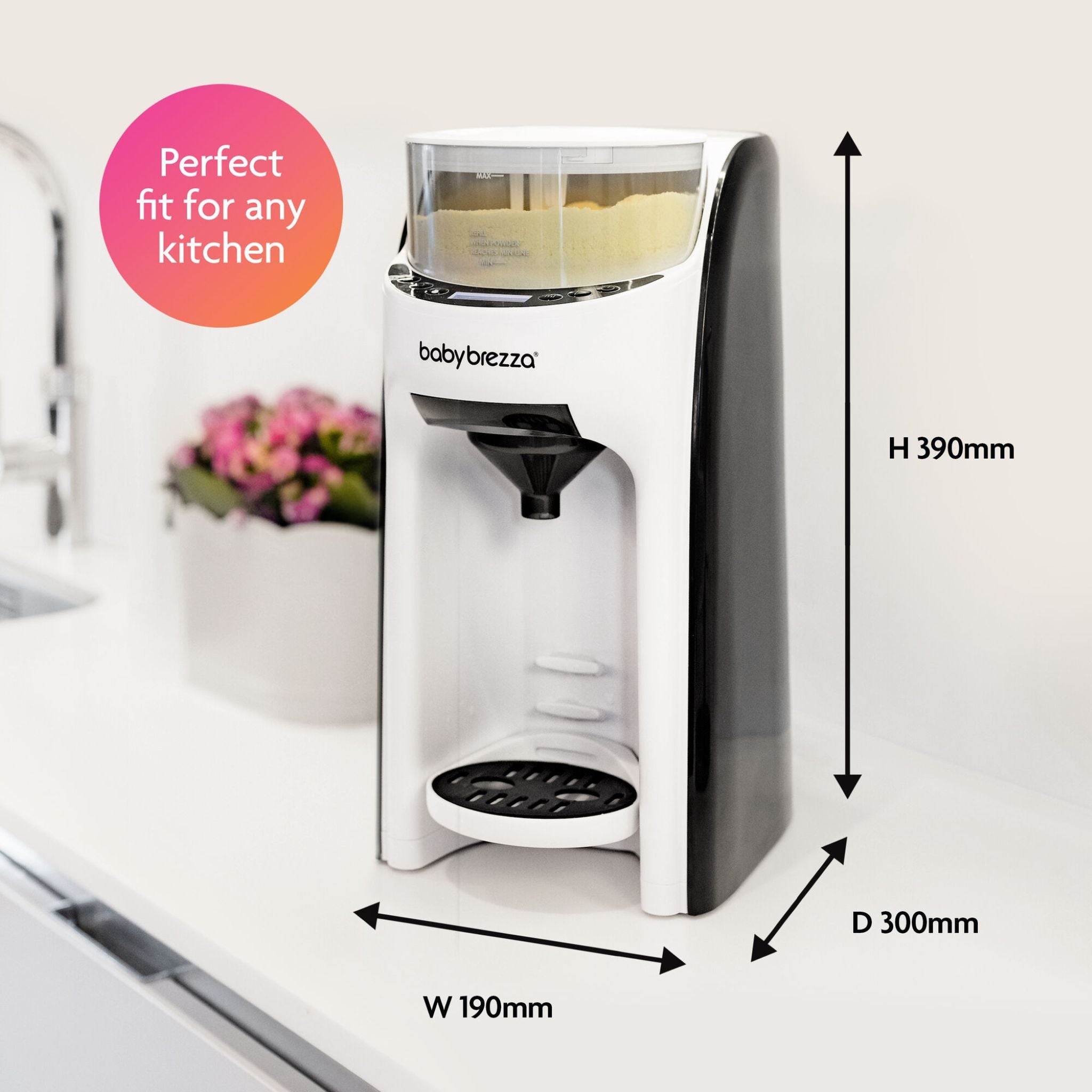 Baby Brezza Formula Pro Advanced Black-White | LittleBe