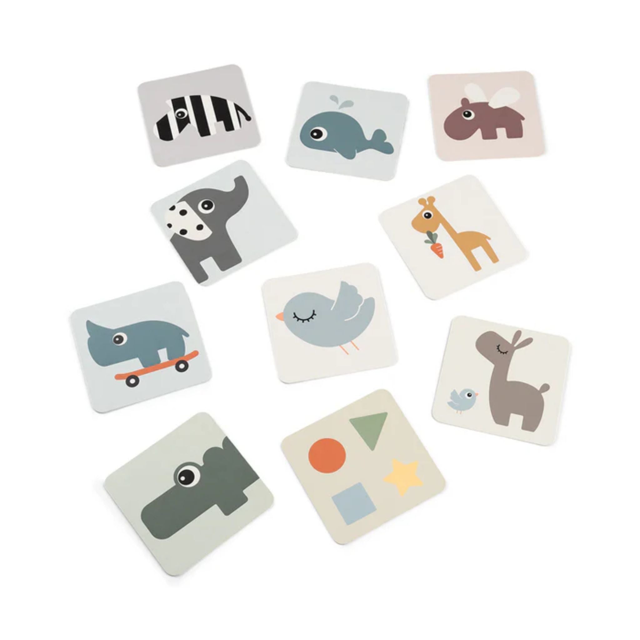 DonebyDeer Baby Contrast Card 10-Pack Deer Friends