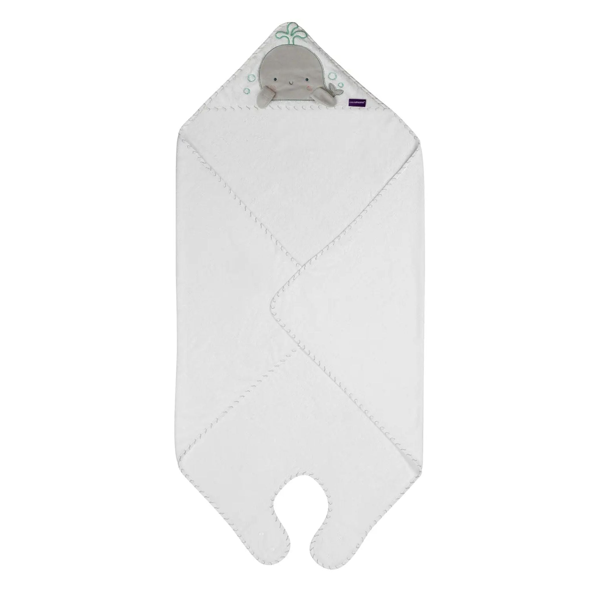 ClevaMama Bamboo Extra Large Apron Baby Bath Towel