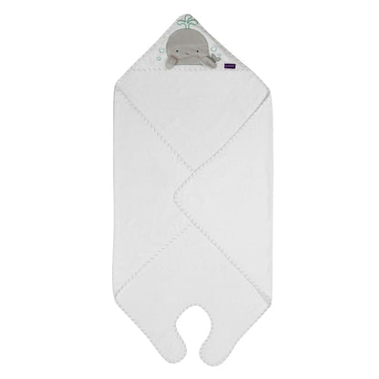 ClevaMama Bamboo Extra Large Apron Baby Bath Towel