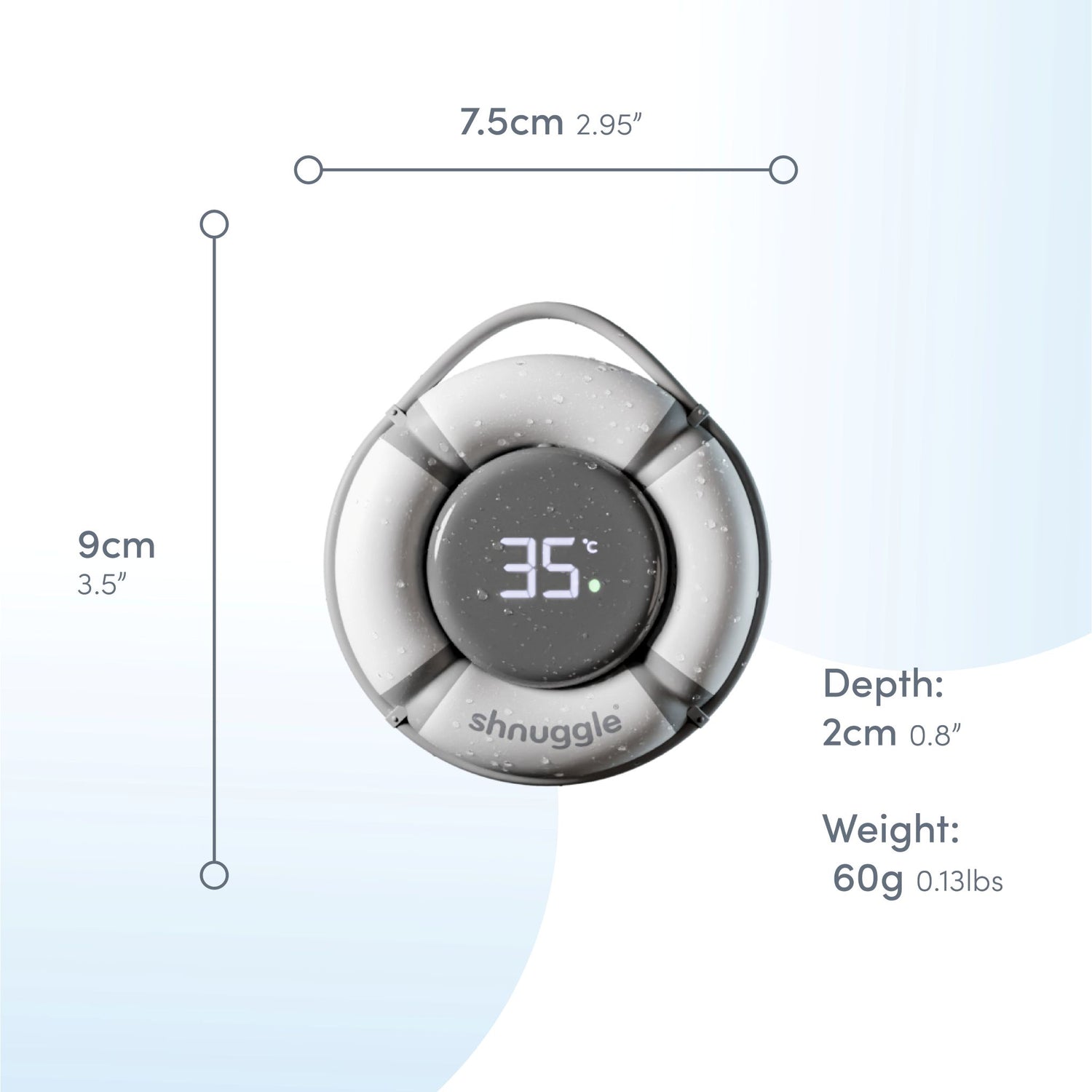 Shnuggle Bobbin Buoy Bath Thermometer