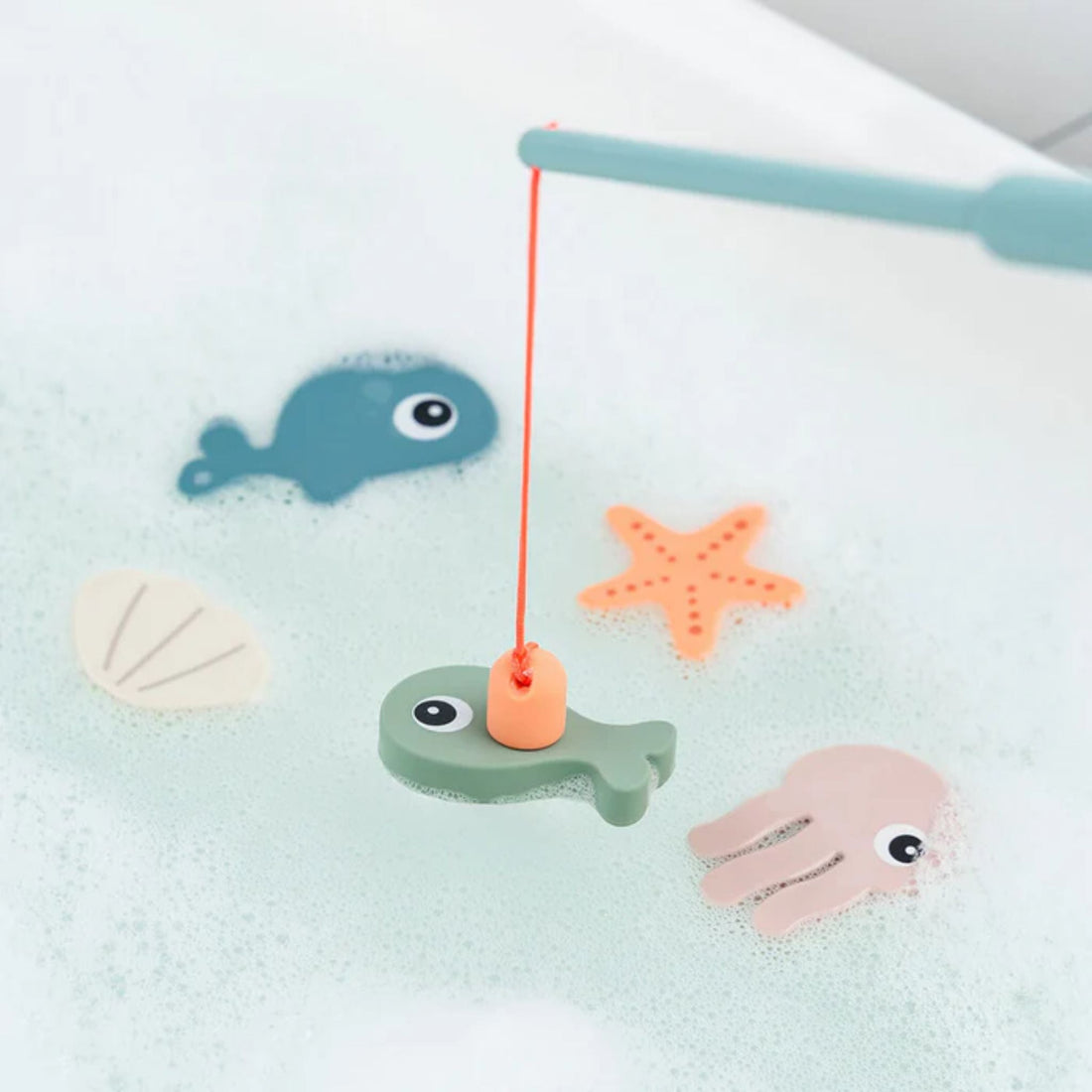 DonebyDeer Bath Fishing Toy Sea Friends