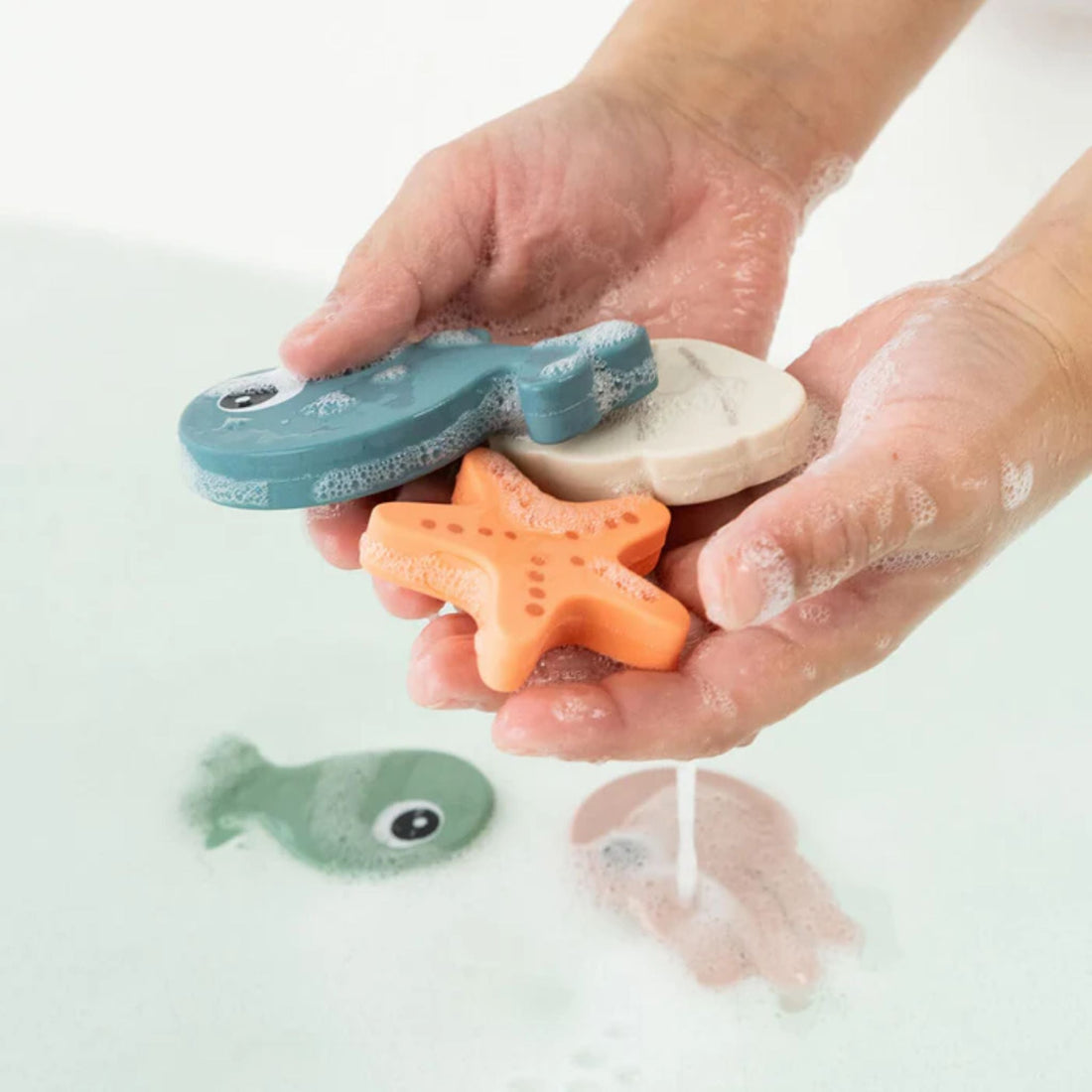 DonebyDeer Bath Fishing Toy Sea Friends