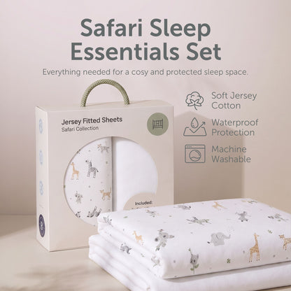 Baby Elegance Cot Bed Sheets - 70 x 140cm - 2 Pack
