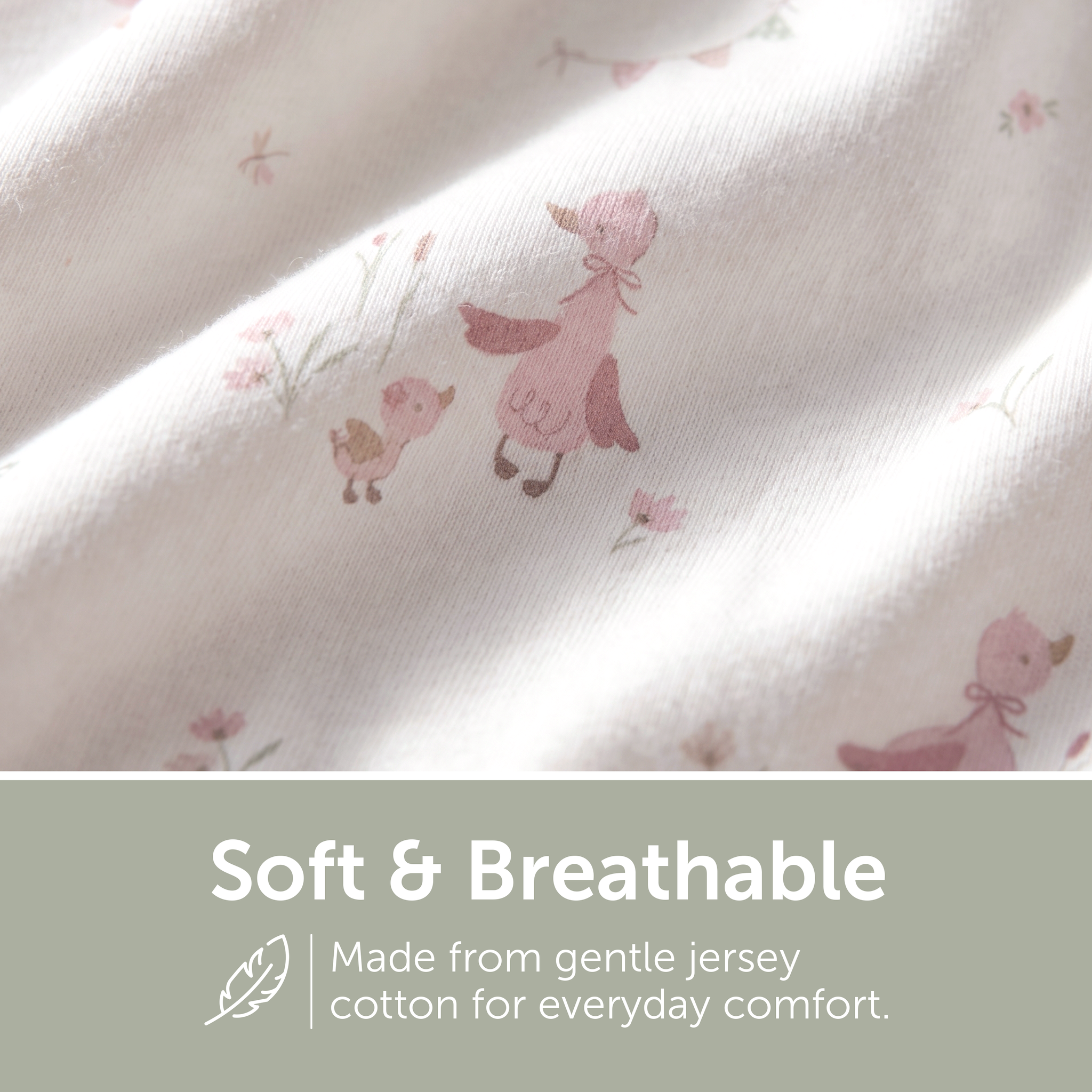 Bedding Set - Cot Bed - Little Ducks - 4pcs - Baby Elegance