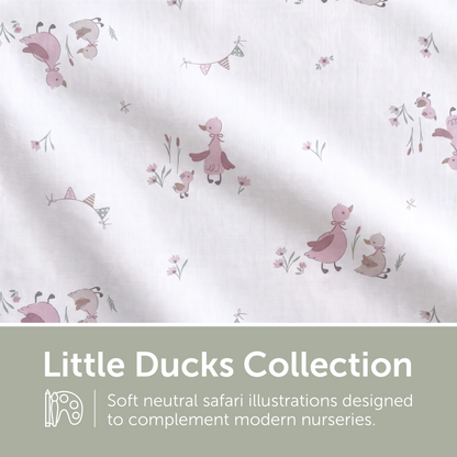 Bedding Set - Cot Bed - Little Ducks - 4pcs - Baby Elegance